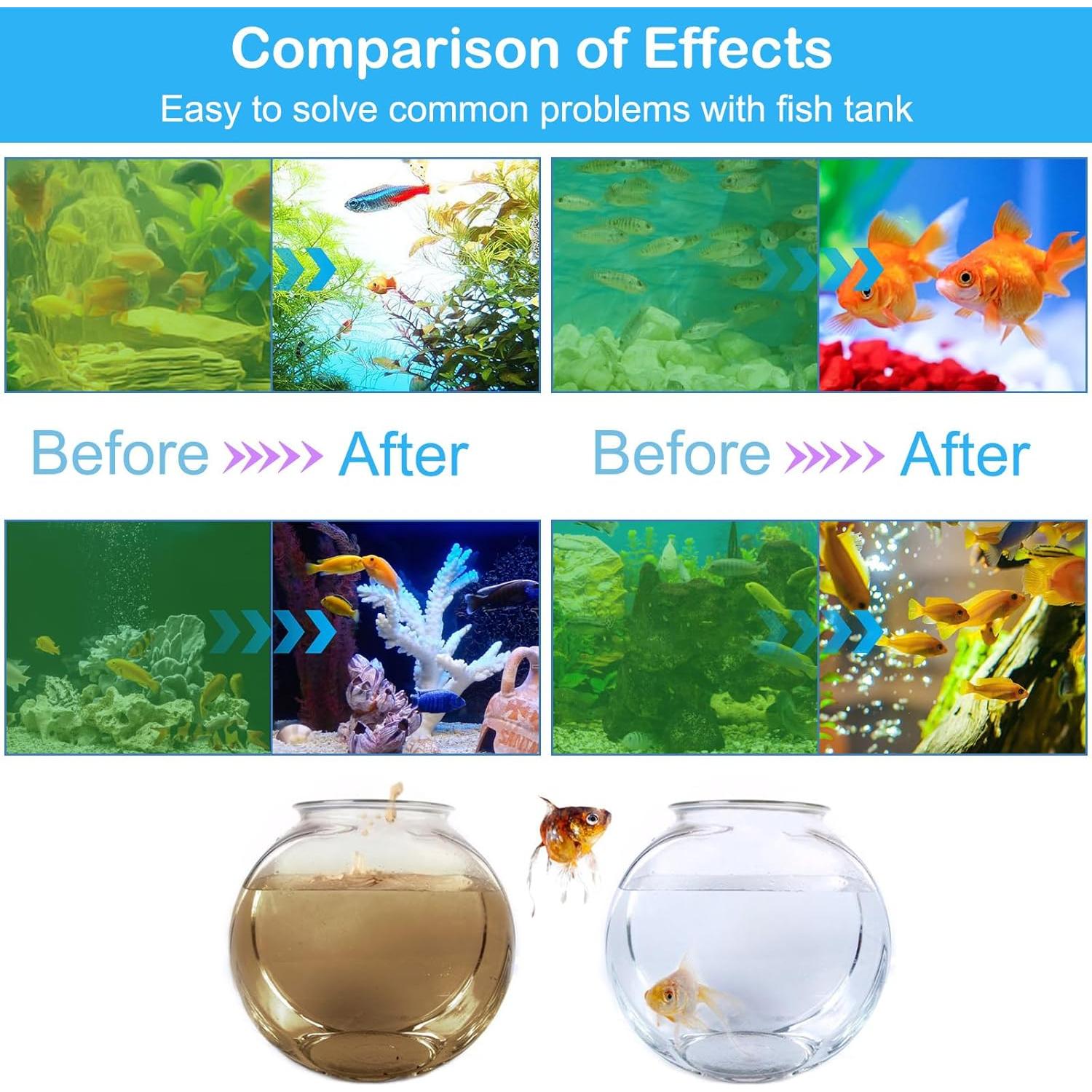 Luz de Eliminación de Algas TAISHAN 3W para Acuario y Estanque