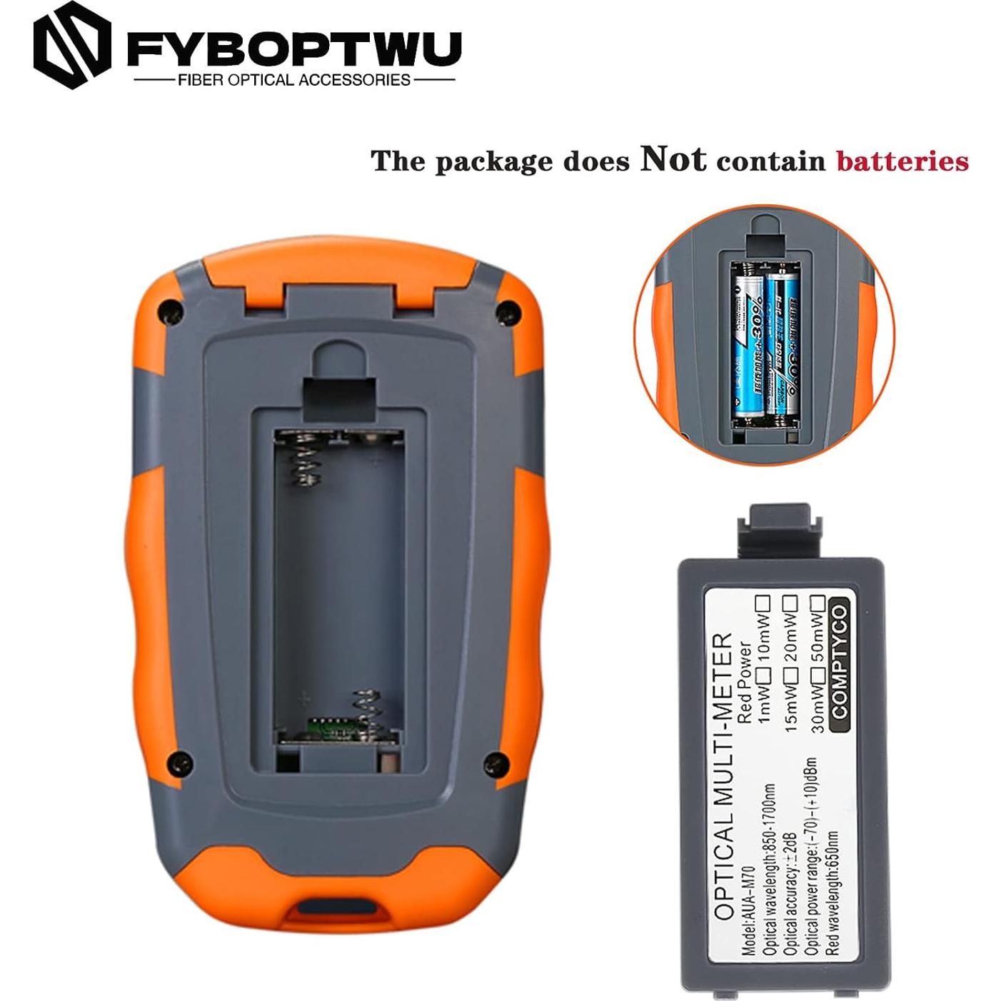 Medidor de Potencia Óptica 4 en 1 Yannw OPM & VFL-10 Portátil