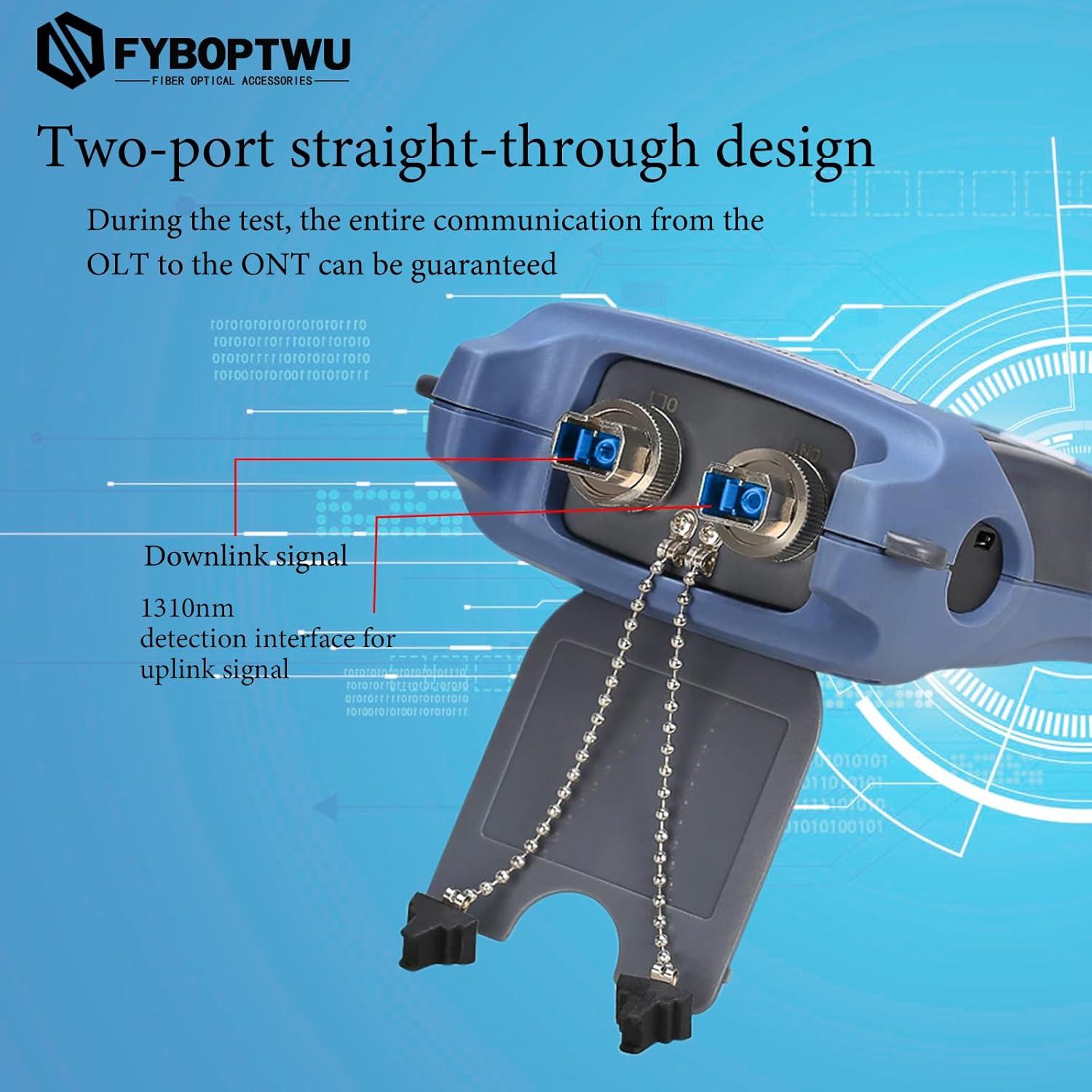 Probador de Potencia de Fibra Óptica FYBOPTWU SC-UPC 4 en 1