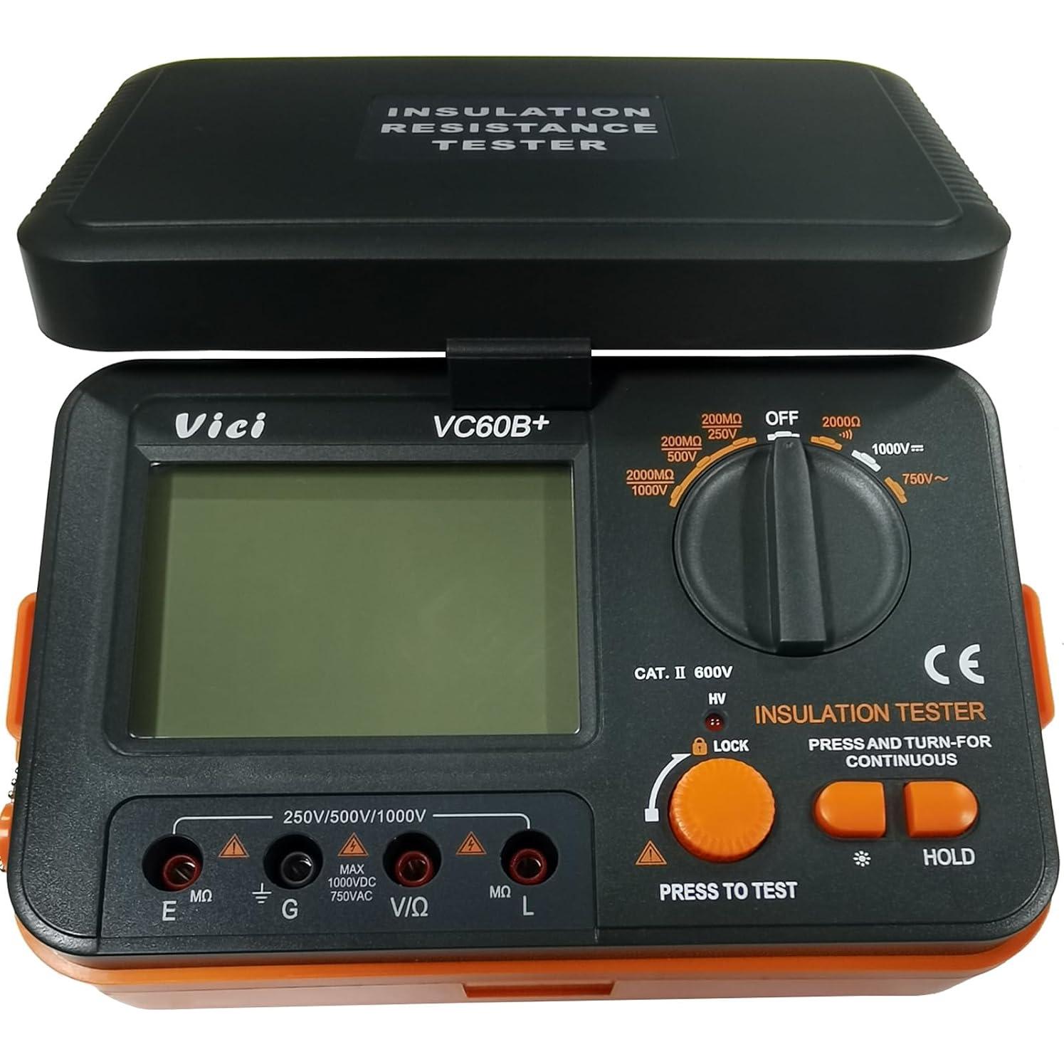 Probador de Aislamiento Digital JUNLIXN VC60B+ 250/500/1000V