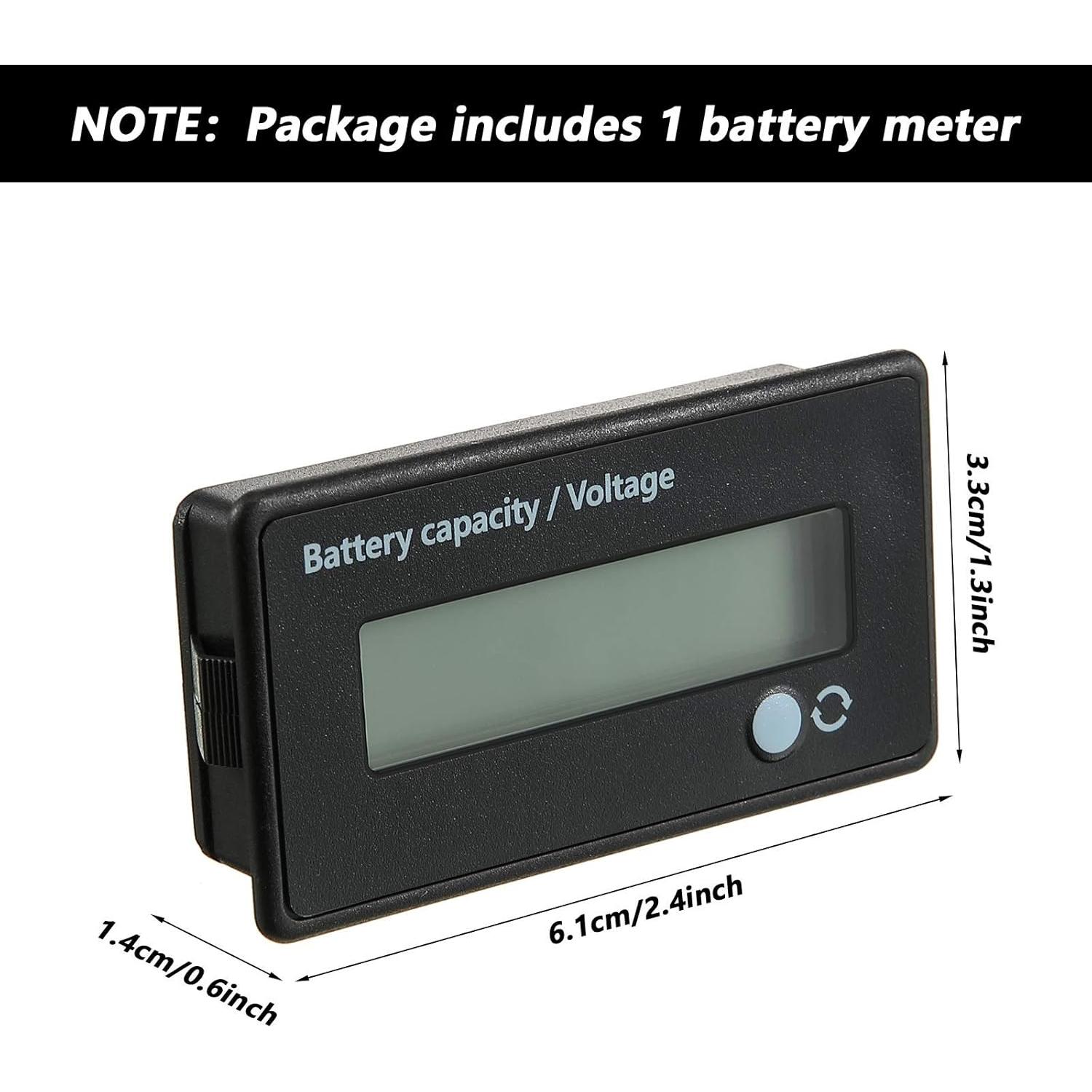 Medidor de Batería Frienda 12V a 84V con Alarma Verde