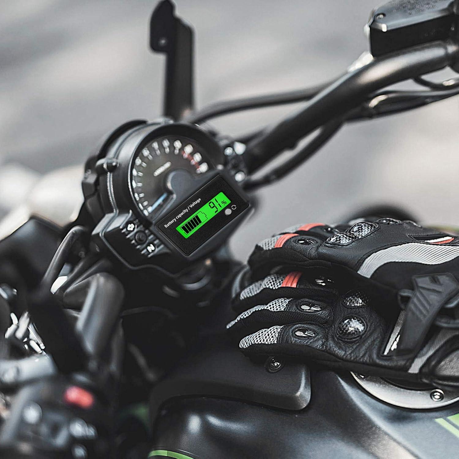 Medidor de Batería Frienda 12V a 84V con Alarma Verde