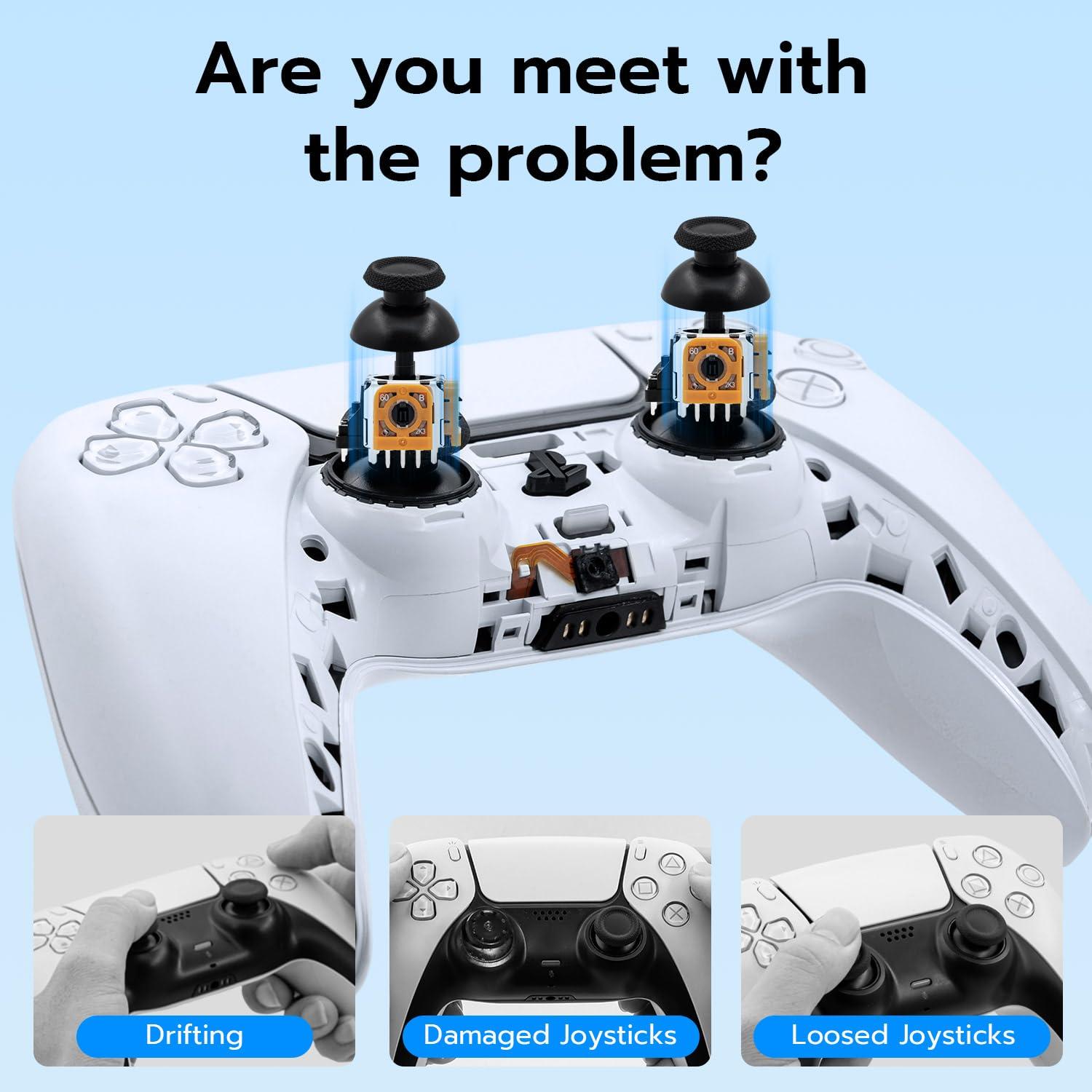 Kit de Reparación 7 en 1 Wigearss para Controlador PS5