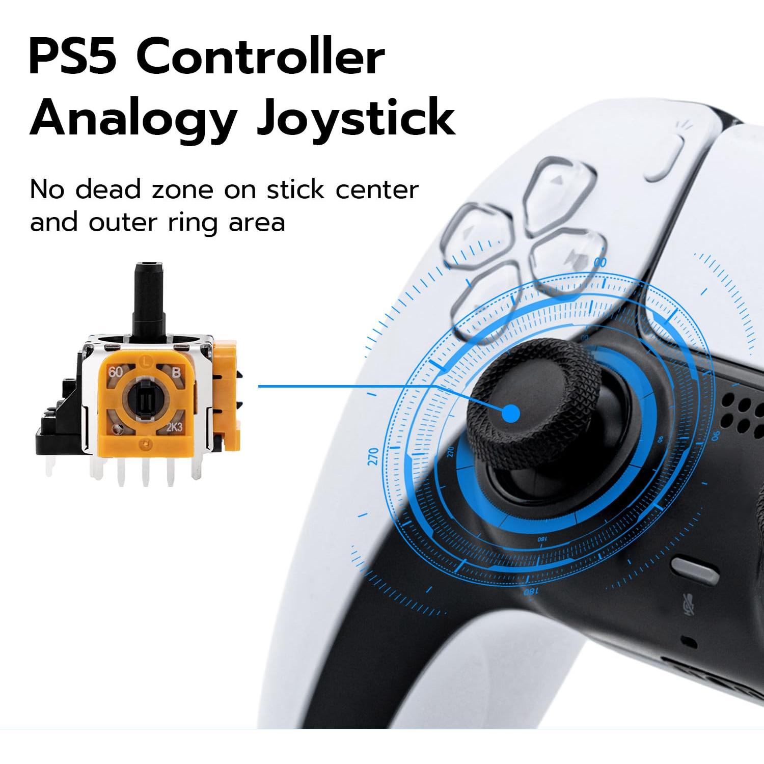 Kit de Reparación 7 en 1 Wigearss para Controlador PS5