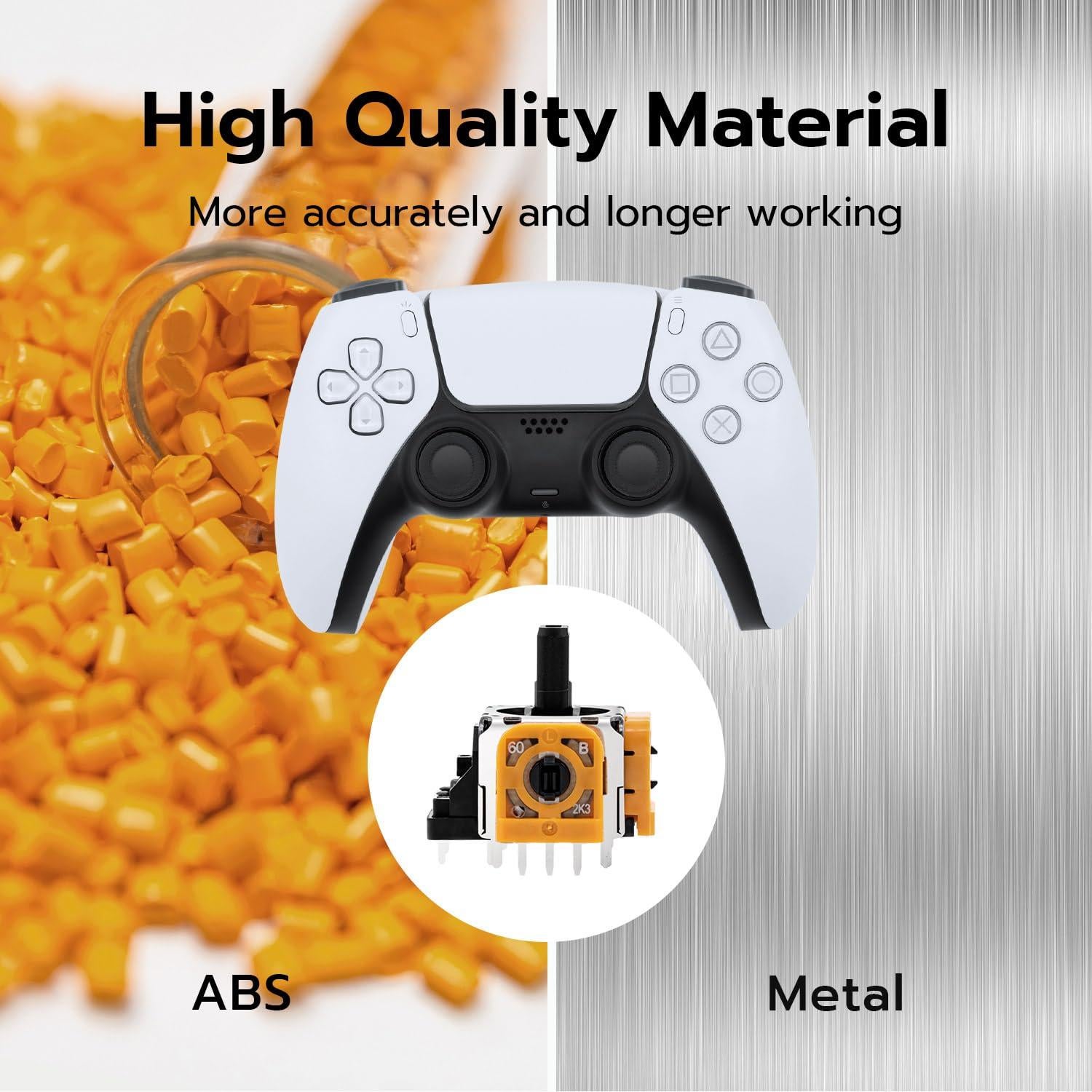 Kit de Reparación 7 en 1 Wigearss para Controlador PS5