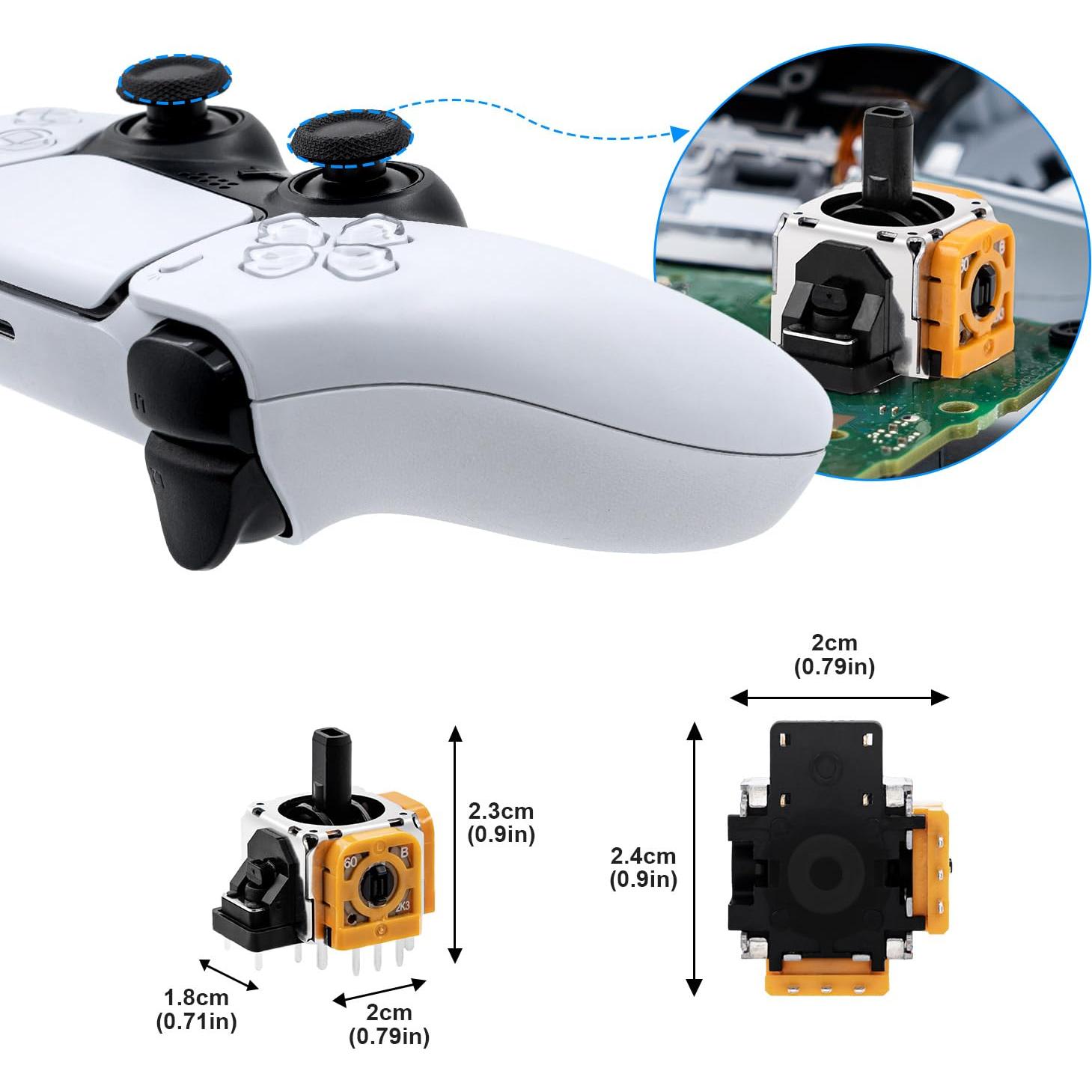 Kit de Reparación 7 en 1 Wigearss para Controlador PS5
