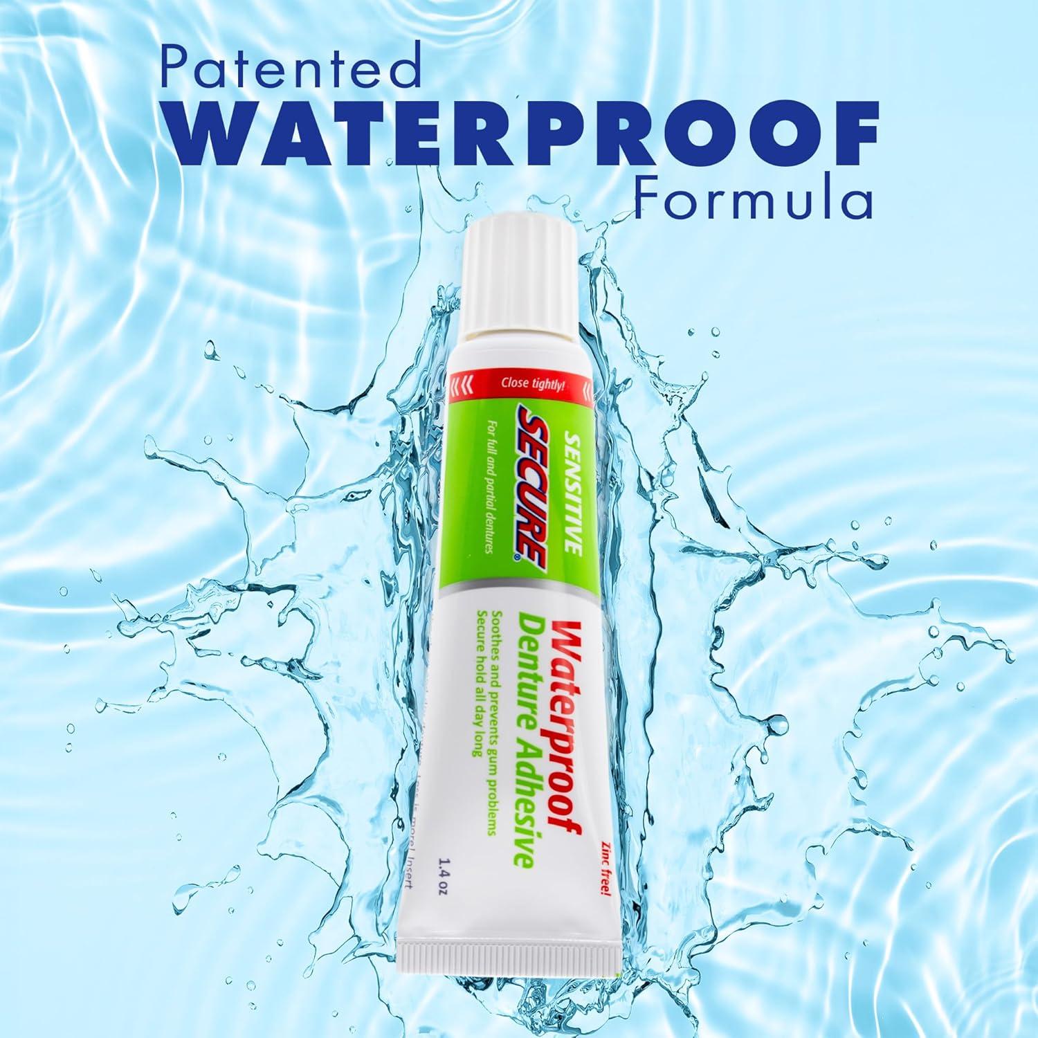 Adhesivo para Dentaduras FittyDent Sensible 39.4 g Aloe Vera