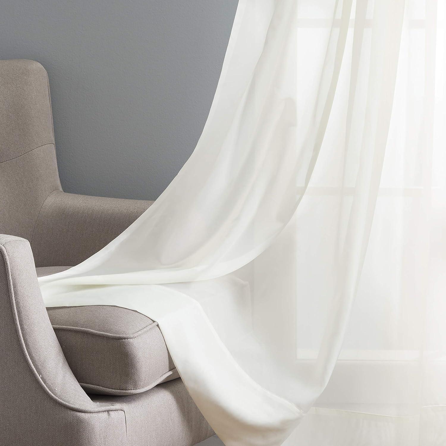 Cortina Sheer SmartSheer Marfil 84x59 cm Bolsillo para Varilla