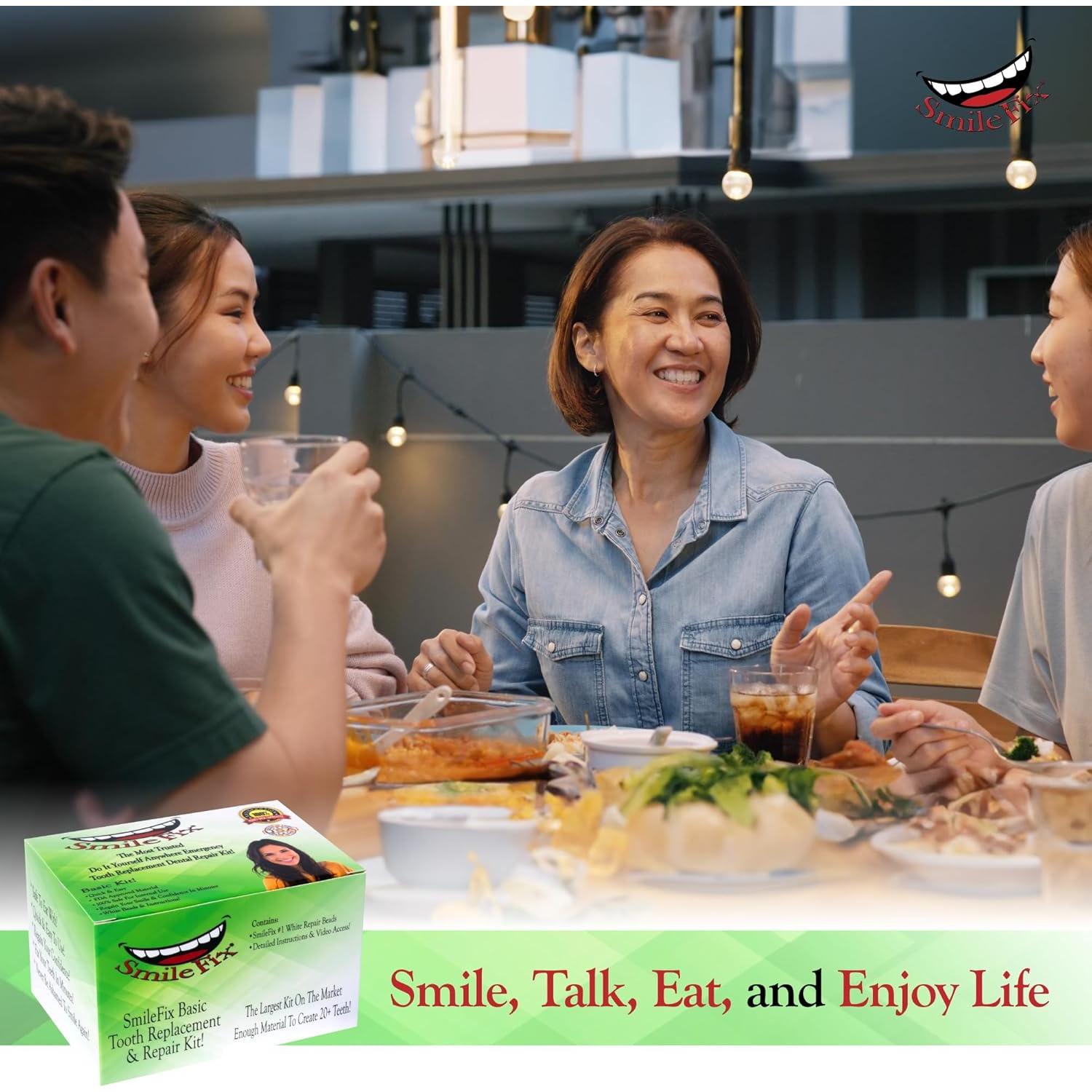 SmileFix Reparación Dental Básica - Dientes Faltantes y Rotos