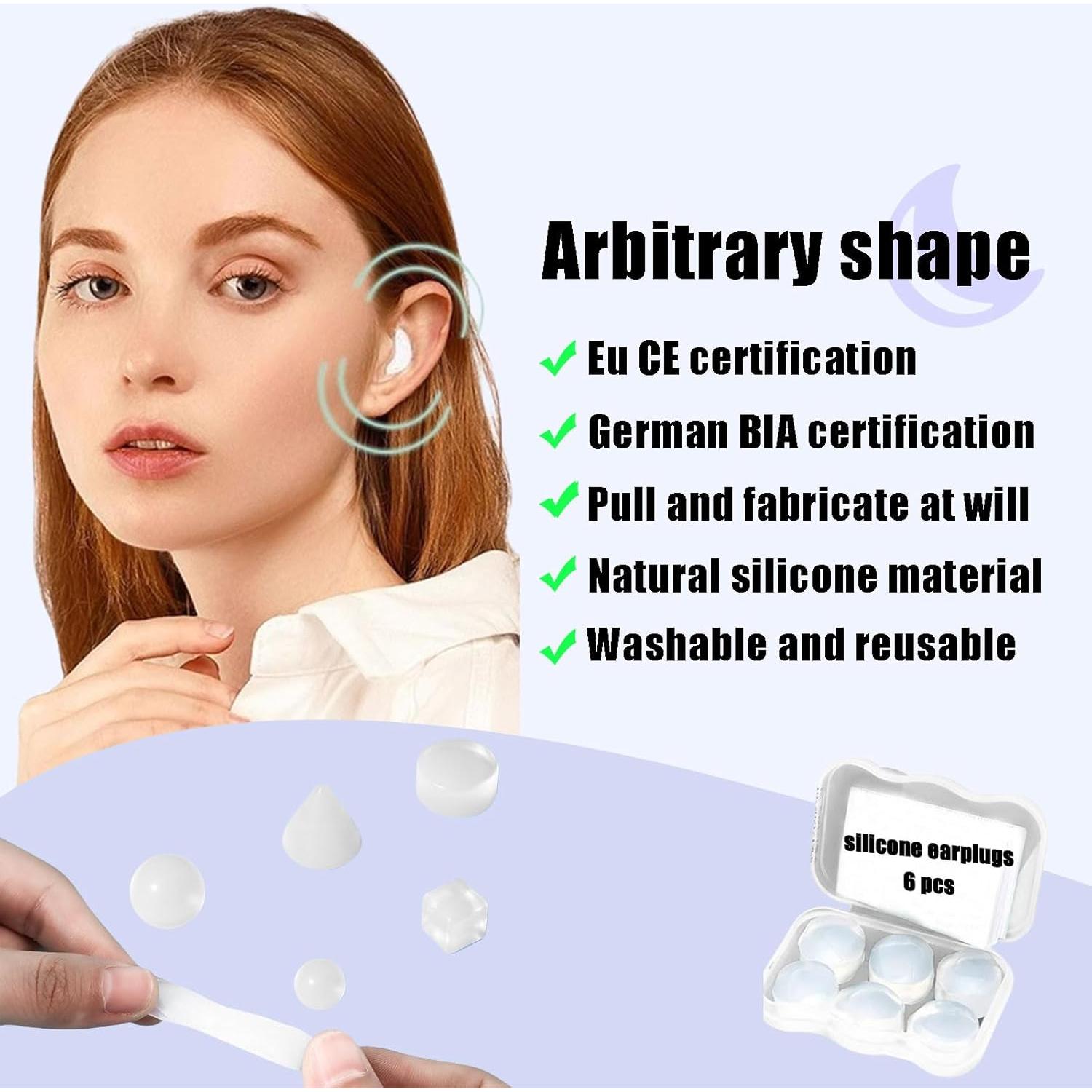 Set de Máscara para Dormir y Tapones de Oídos Hopomer - Negro