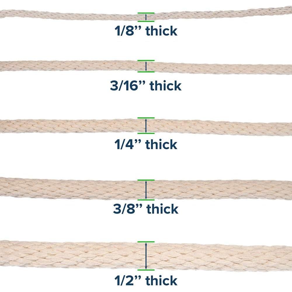 Cuerda de Algodón Trenzada 1.27 cm x 3.05 m Paracord Planet