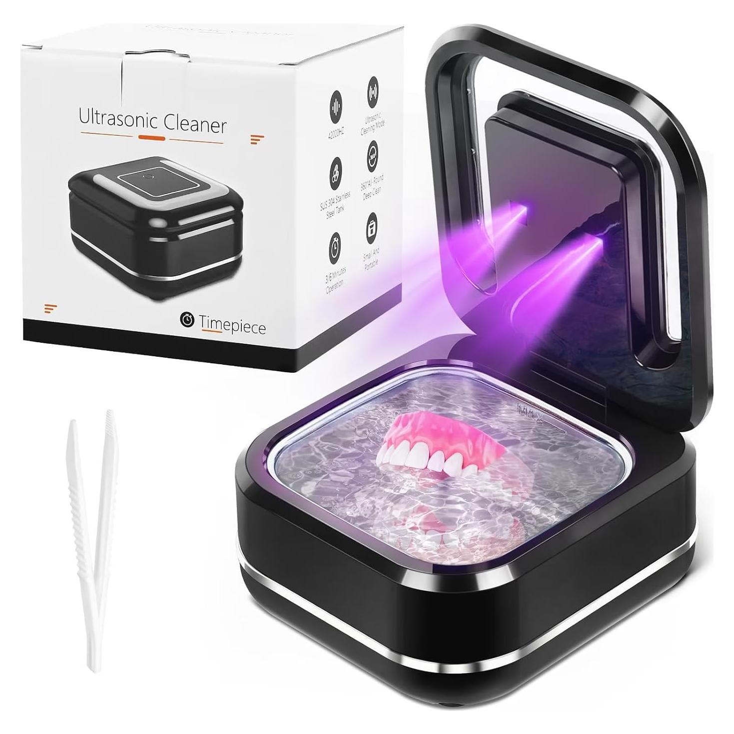 Limpiador Ultrasónico Gcdaxour para Dentaduras 42kHz 2 Modos