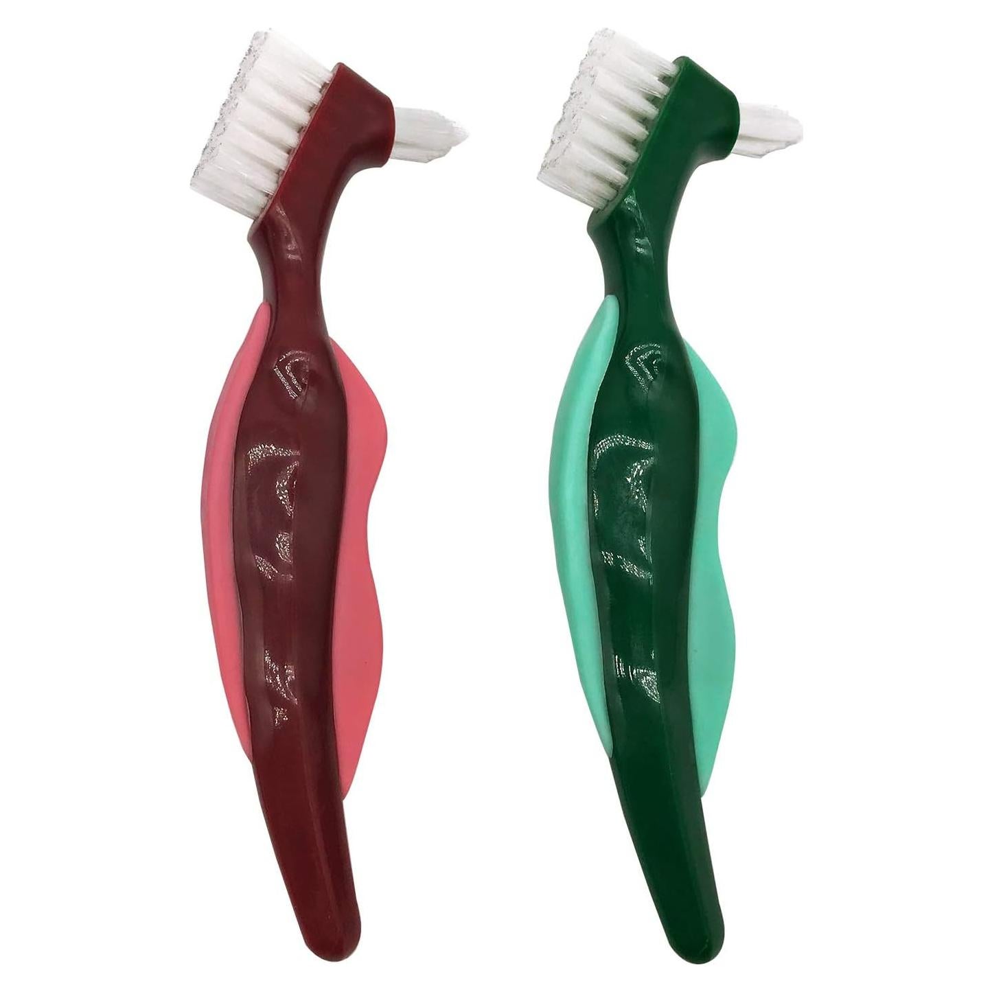 Cepillo de Dientes para Dentaduras Sammiy Doble Cara 2 Piezas