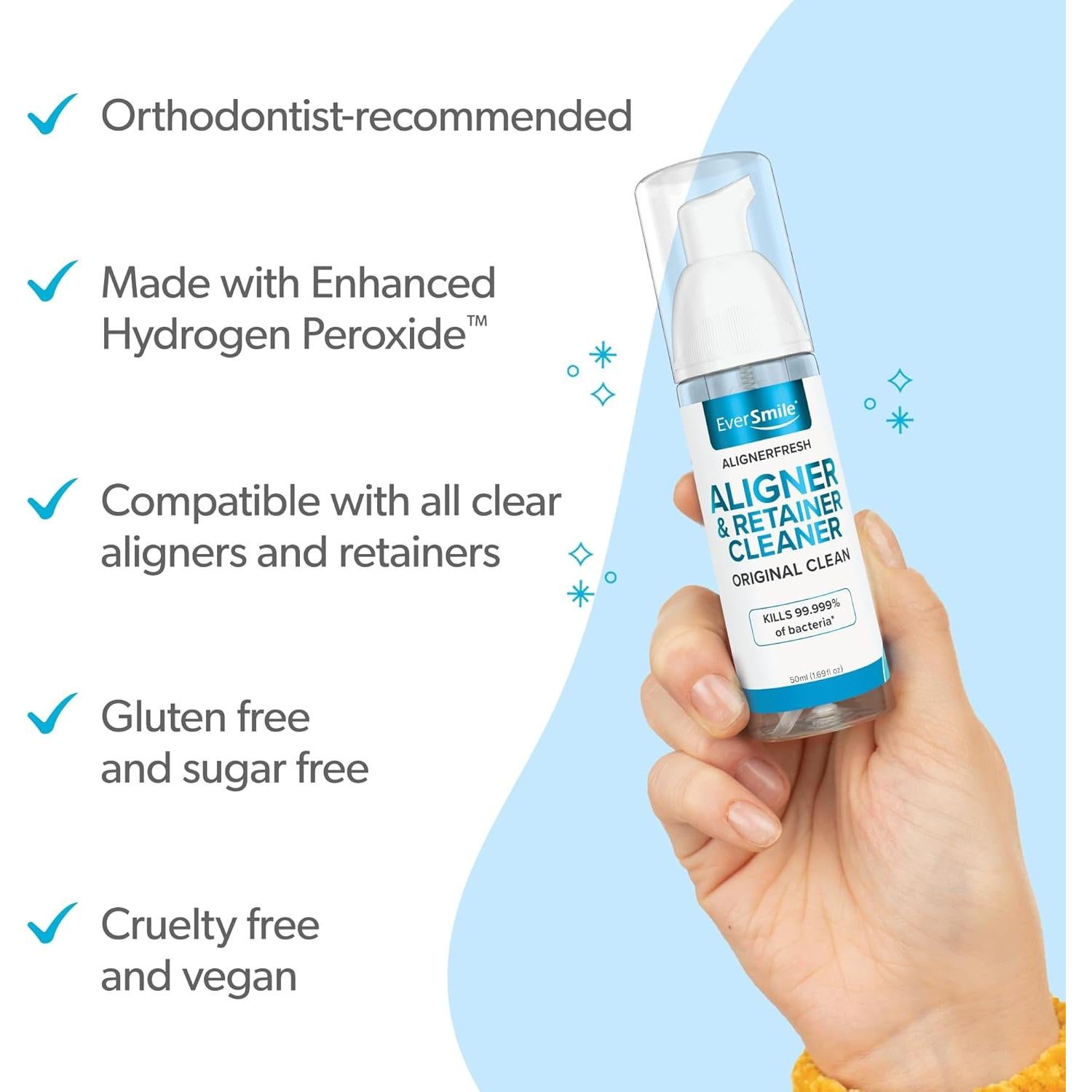 Limpiador EverSmile AlignerFresh 50ml para Alineadores