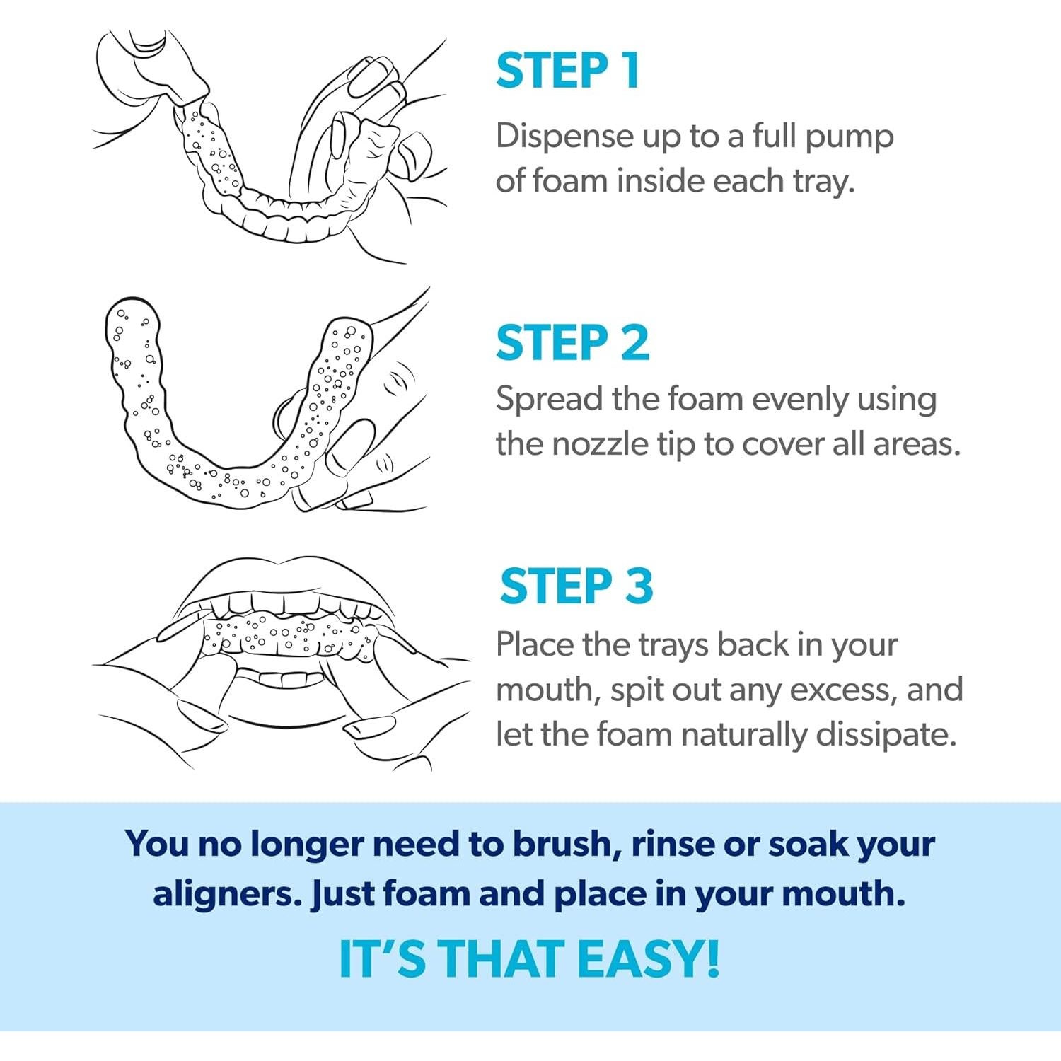 Limpiador EverSmile AlignerFresh 50ml para Alineadores