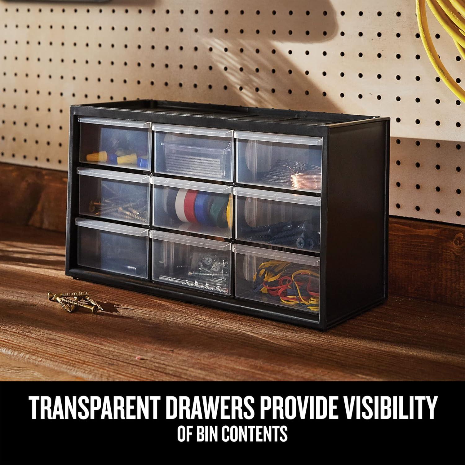 Organizador de Almacenamiento CRAFTSMAN 9 Cajones Transparente