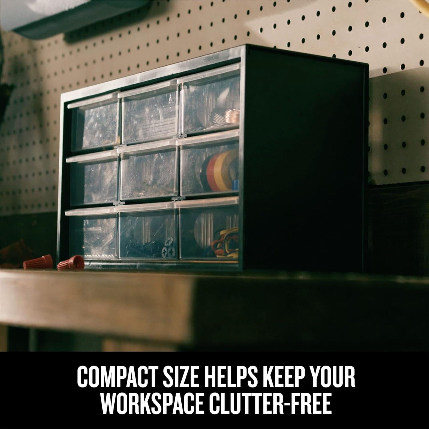 Organizador de Almacenamiento CRAFTSMAN 9 Cajones Transparente