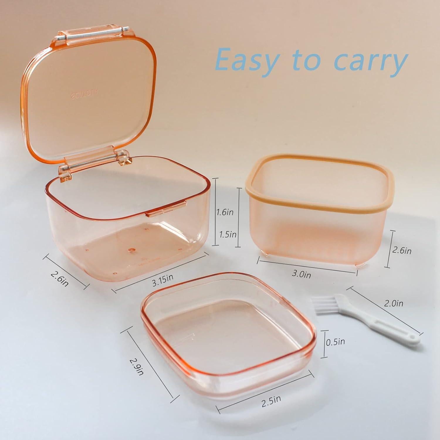 Estuche para Dentaduras Wowotow Azul 8x5.3x8.5cm