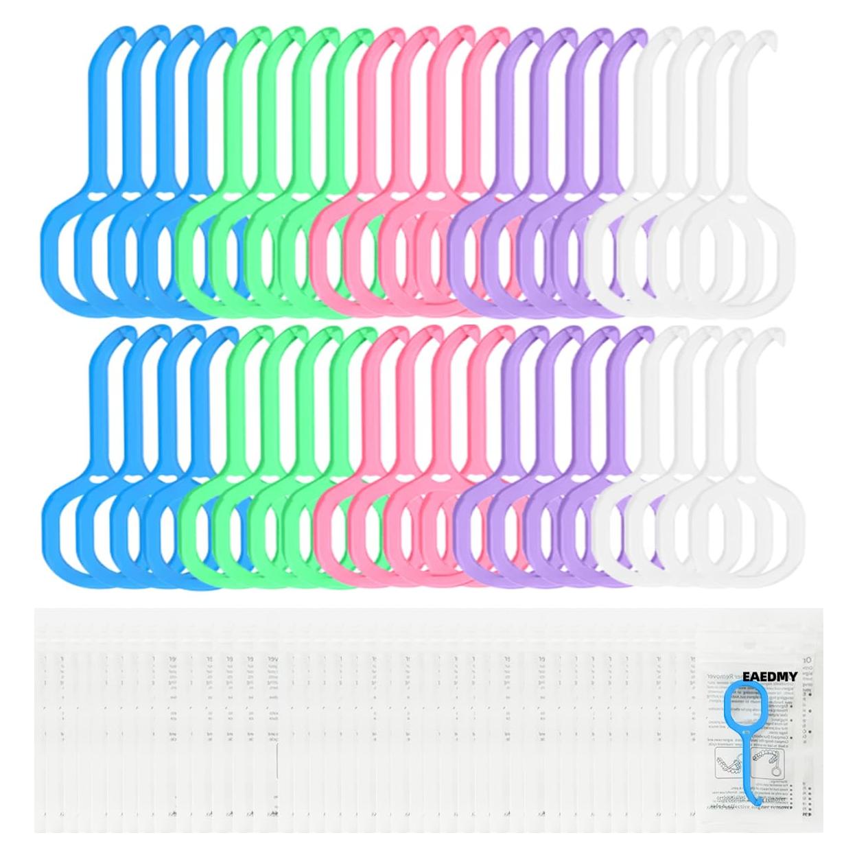 40 Piezas Herramienta Remoción Alineadores EAEDMY Higiénica