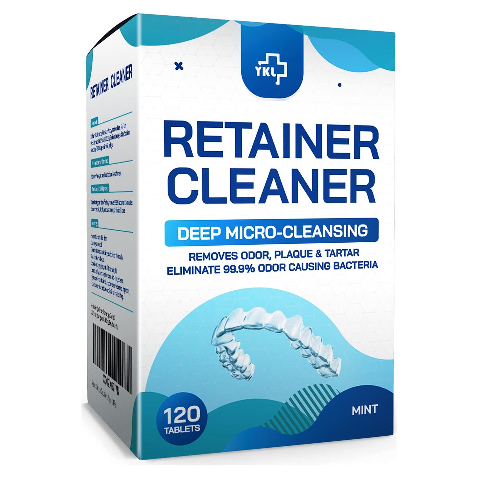 Tabletas Limpiadoras Bengbupanda 120 Pcs para Retenedores