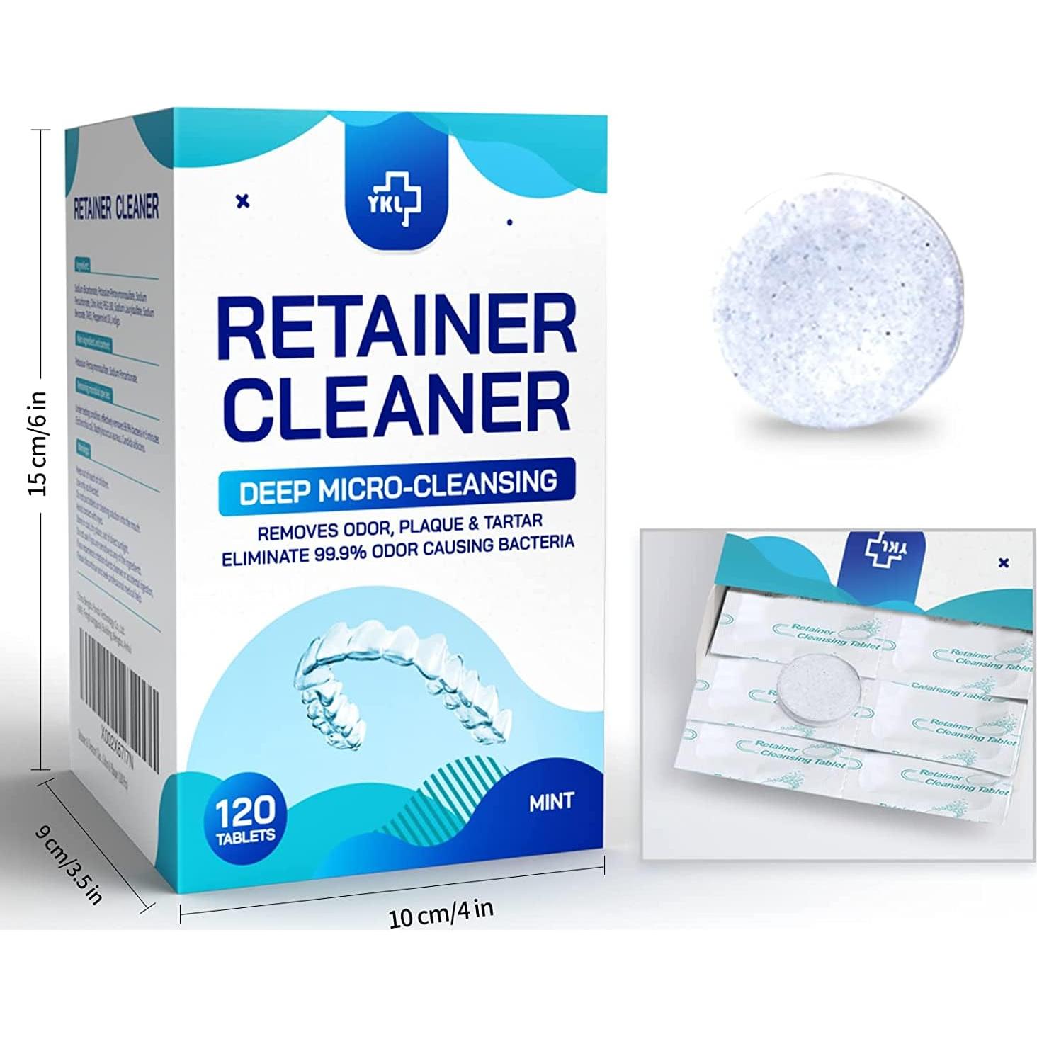 Tabletas Limpiadoras Bengbupanda 120 Pcs para Retenedores