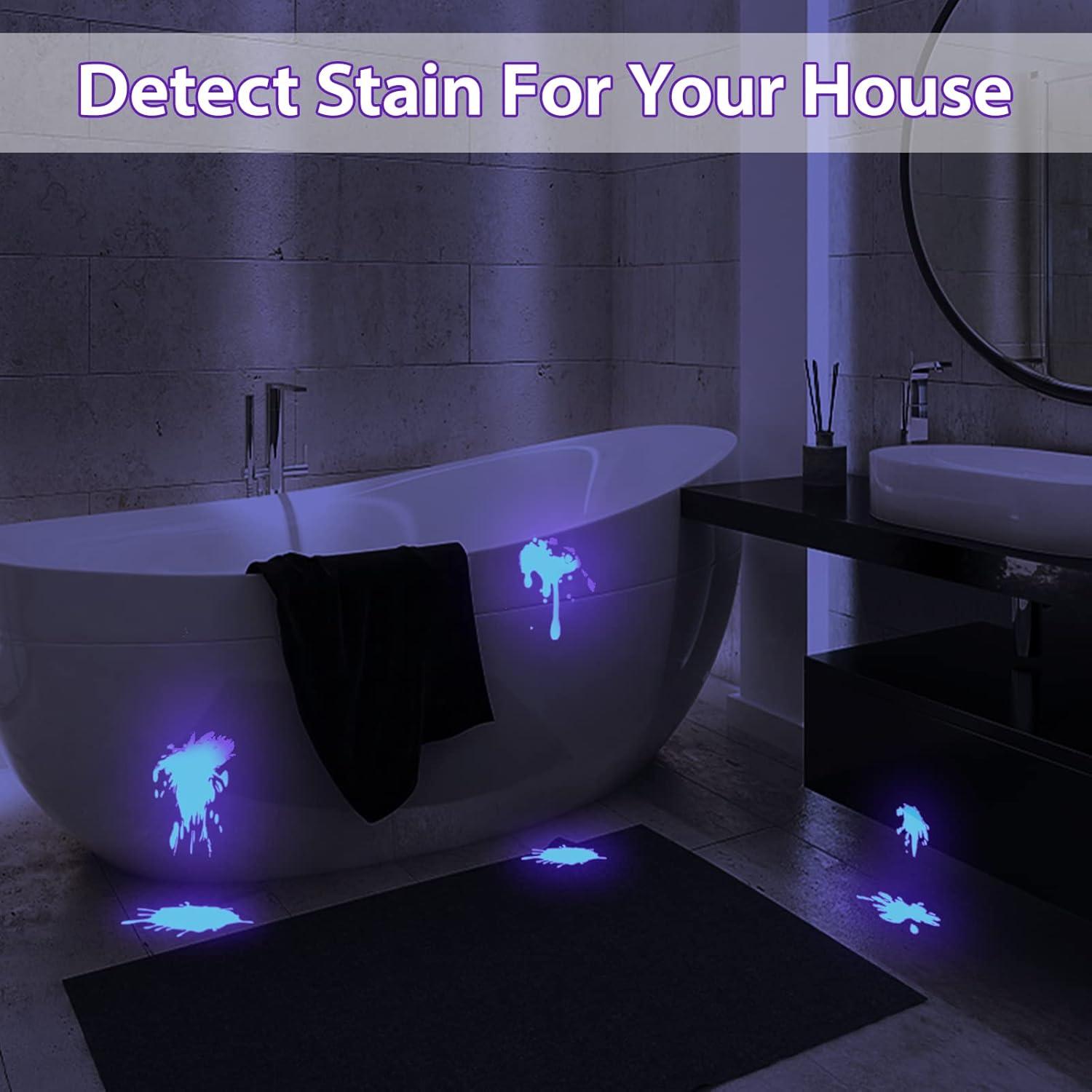 Linterna UV MOWETOO LE-8613d LED 2 en 1 con Luz Blanca