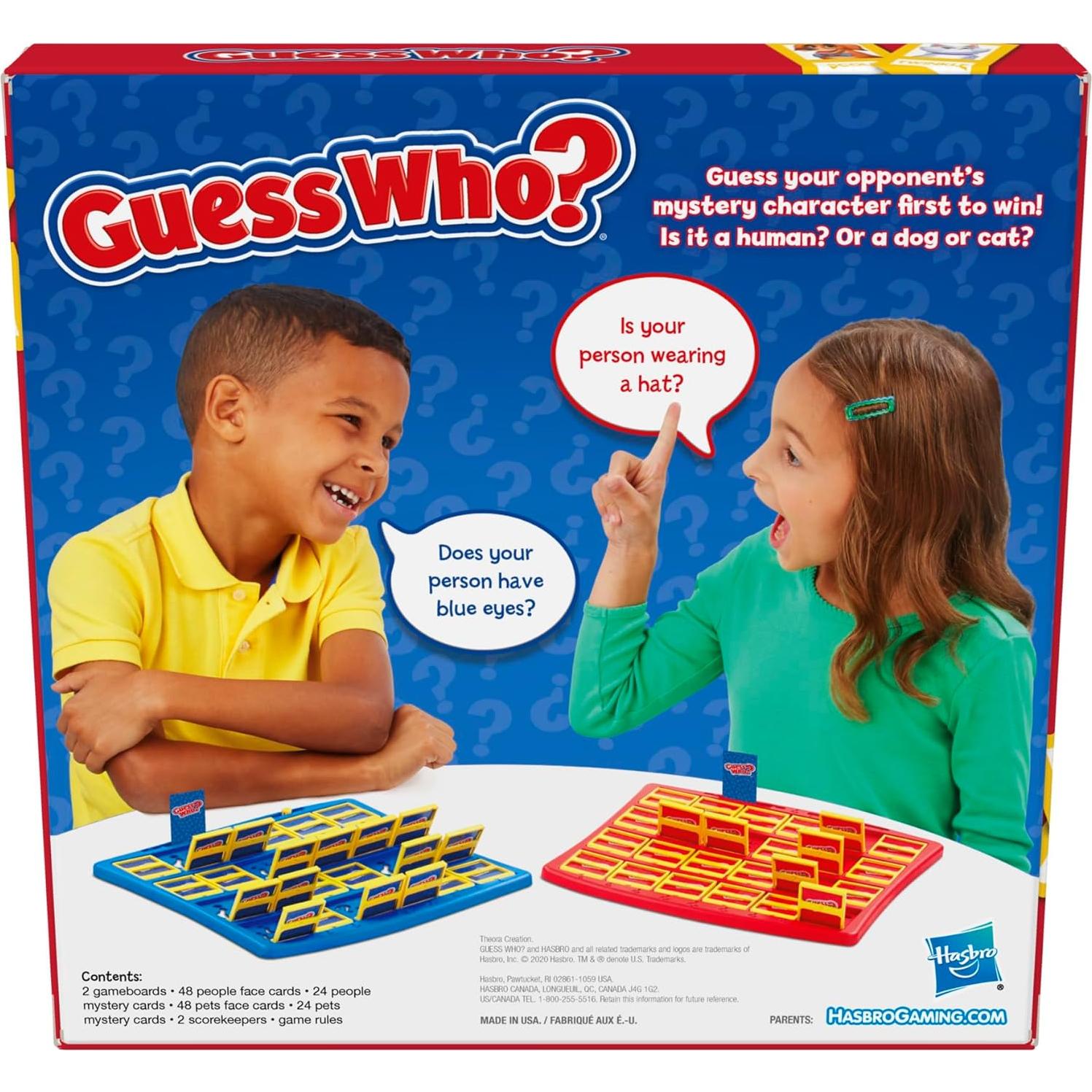 Juego de Mesa Adivina Quién? Hasbro para Niños 6+
