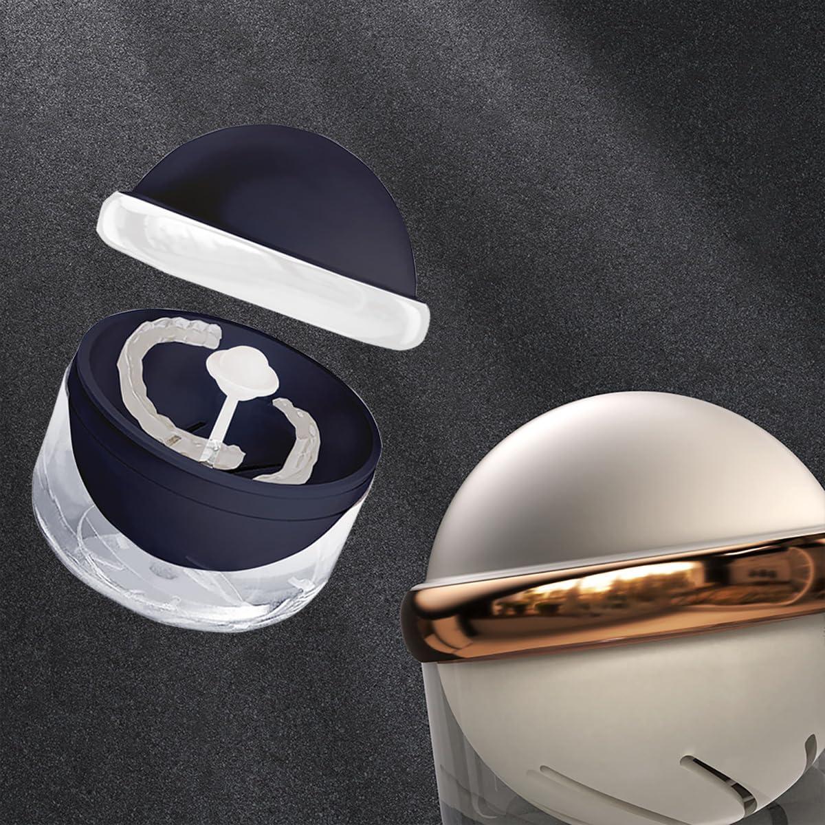 Estuche AARAINBOW para Limpieza de Dentaduras Azul 9.14 cm