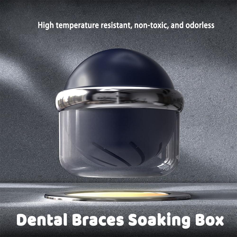 Estuche AARAINBOW para Limpieza de Dentaduras Azul 9.14 cm