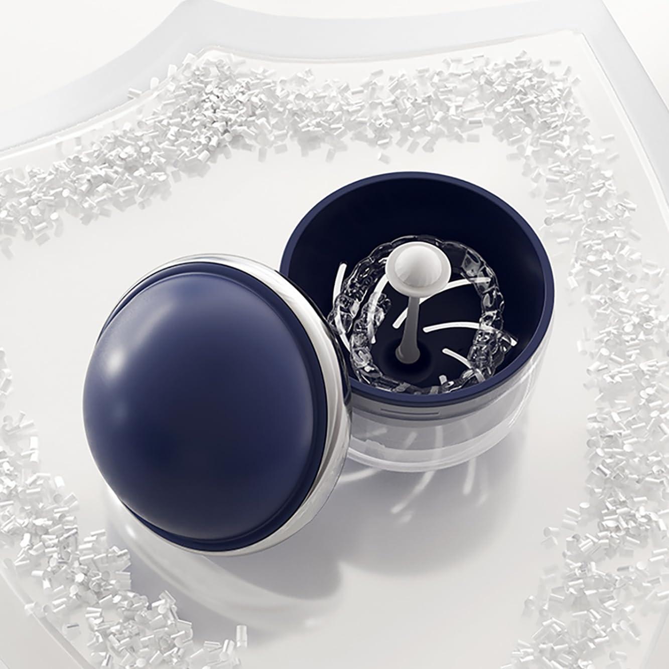 Estuche AARAINBOW para Limpieza de Dentaduras Azul 9.14 cm