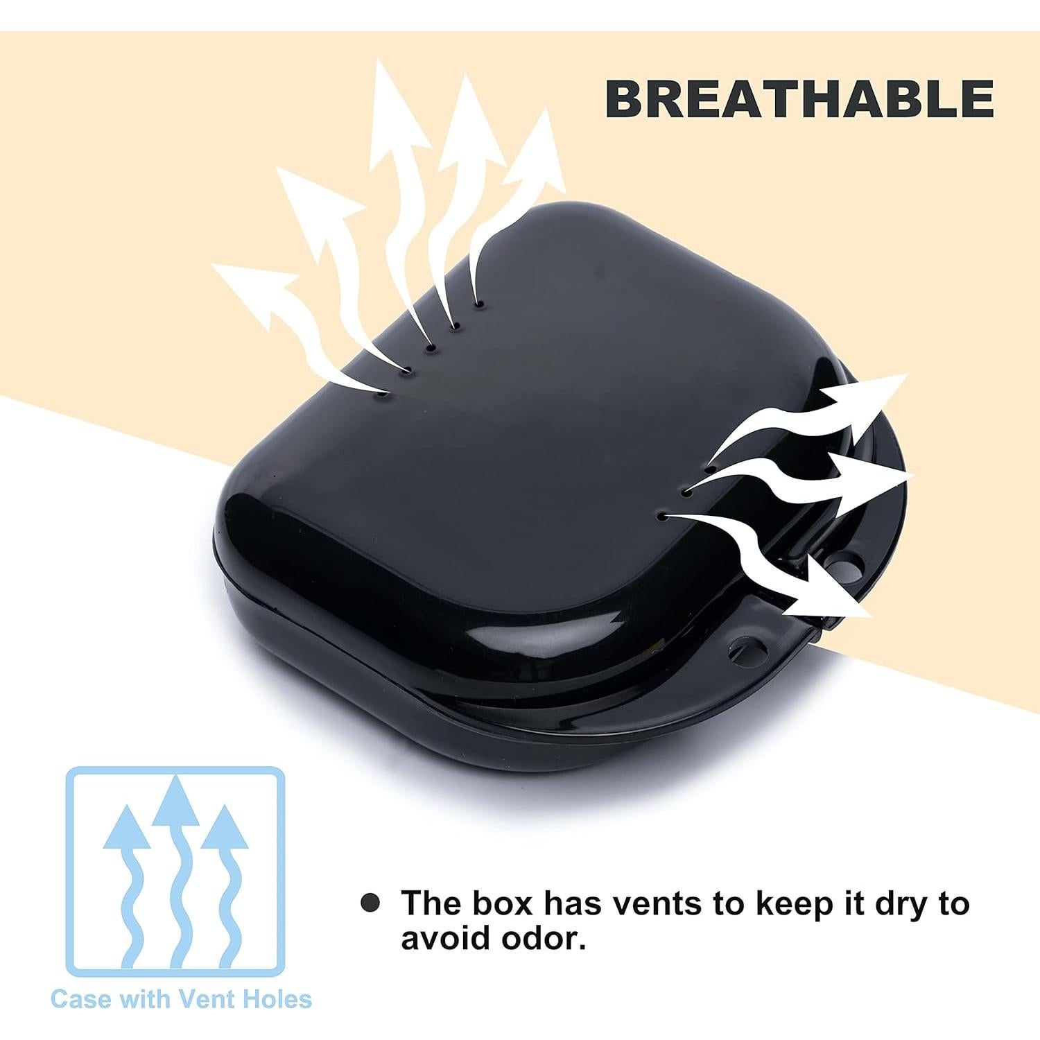 Estuche para Retenedores BOOMIBOO 4 Pcs Ventilación Colores