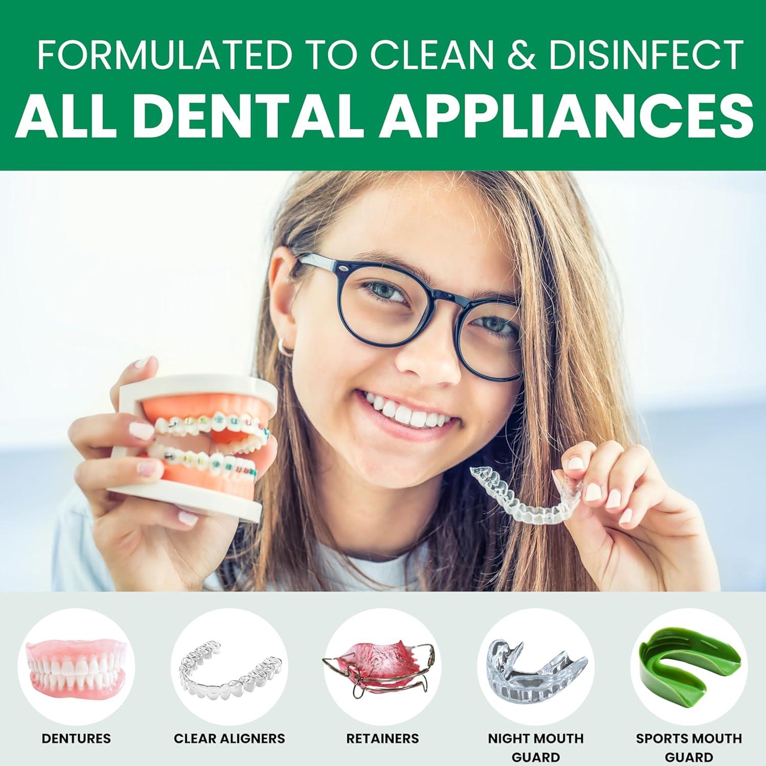 Pro Tech Limpiador de Dentaduras - 22 Paquetes Menta