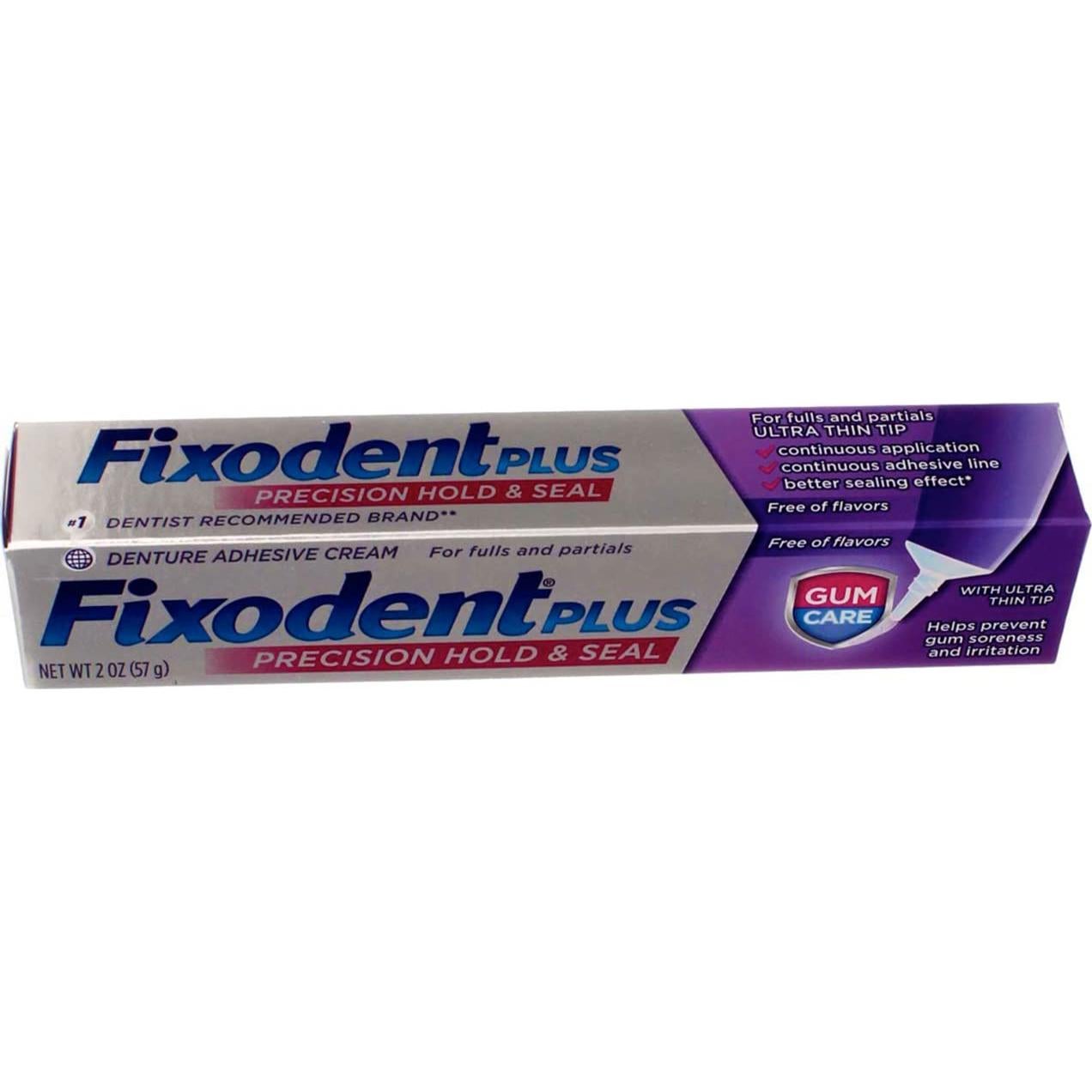Crema Adhesiva para Dentaduras Fixodent Plus 56,7 g