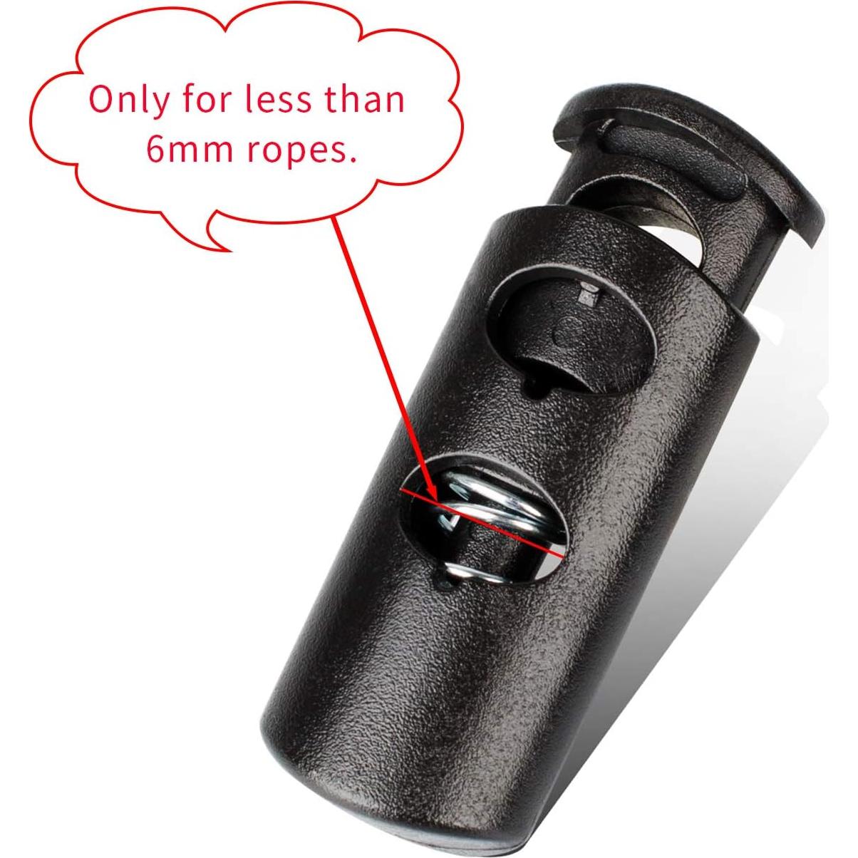 Bloqueadores de Cordon de Doble Agujero POM Hua Lian 10 PCS