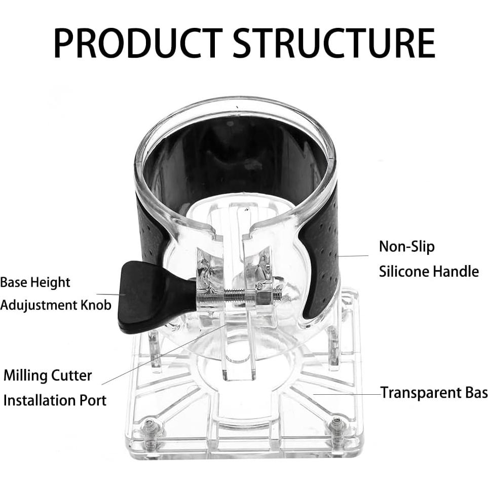 Cubierta Protectora Utoolmart para Router de Carpintería 360g