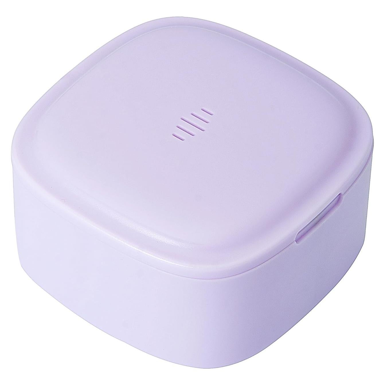 Estuche para Dentaduras KICPUK Púrpura 8.38cm x 4.57cm