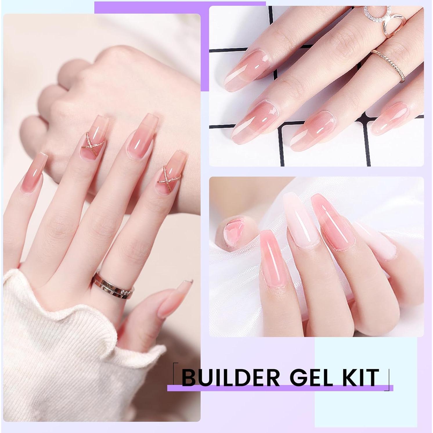 Gel Constructor Duro Rosa 59ml Finger Secret para Uñas
