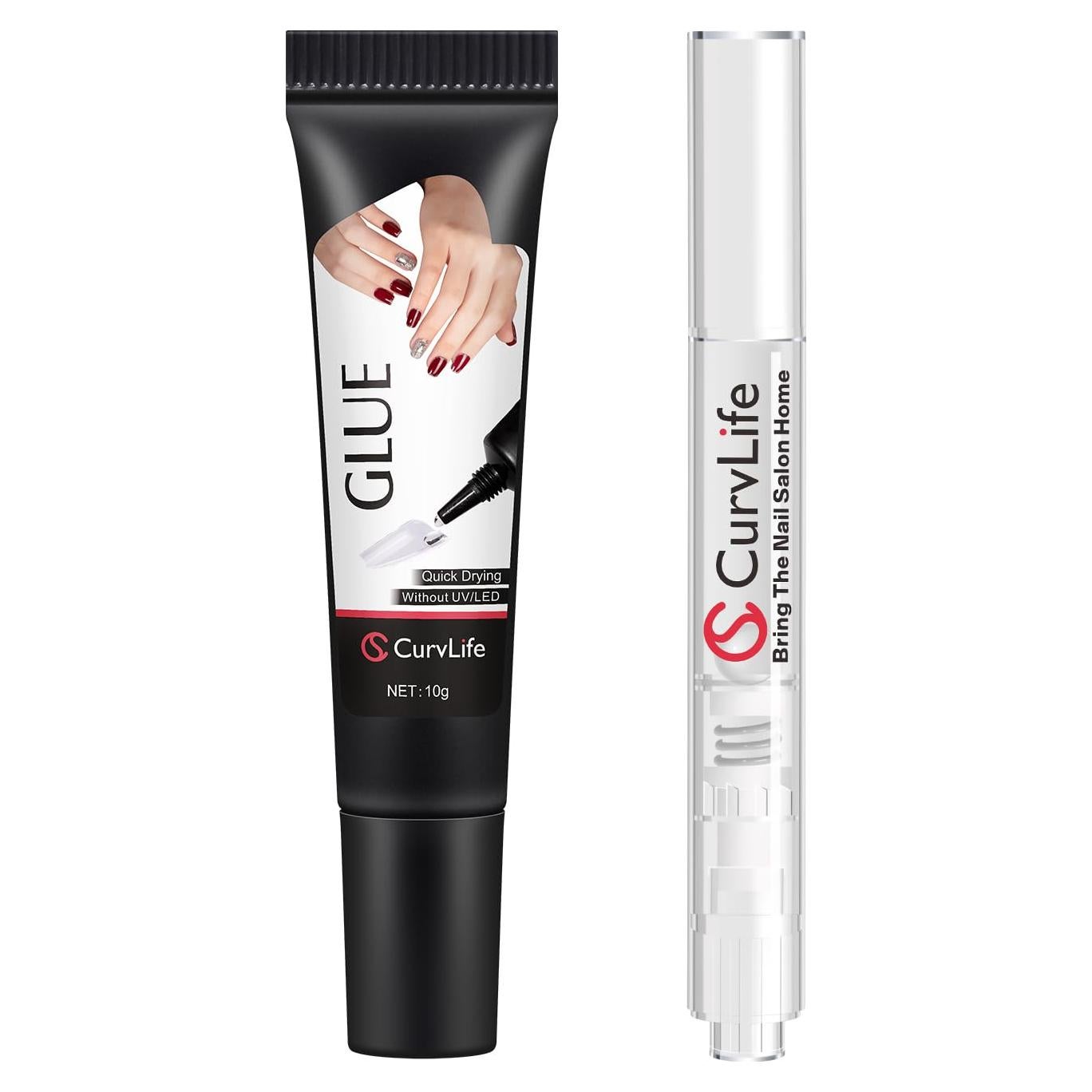 Gel de Pegamento Semisólido Curvlife 10g + Removedor 5ml