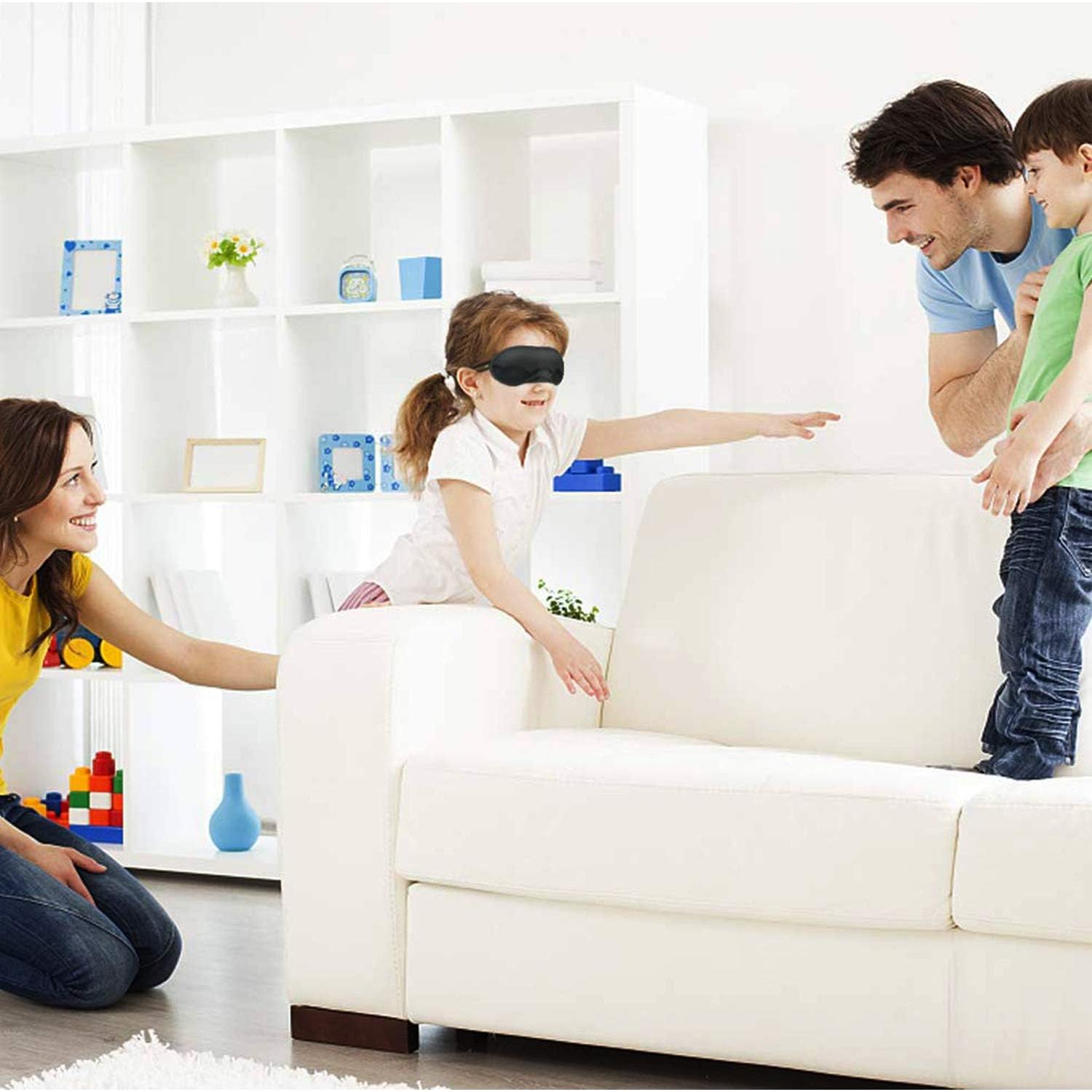 12 Máscaras de Ojos para Dormir Axe Sickle con Almohadilla