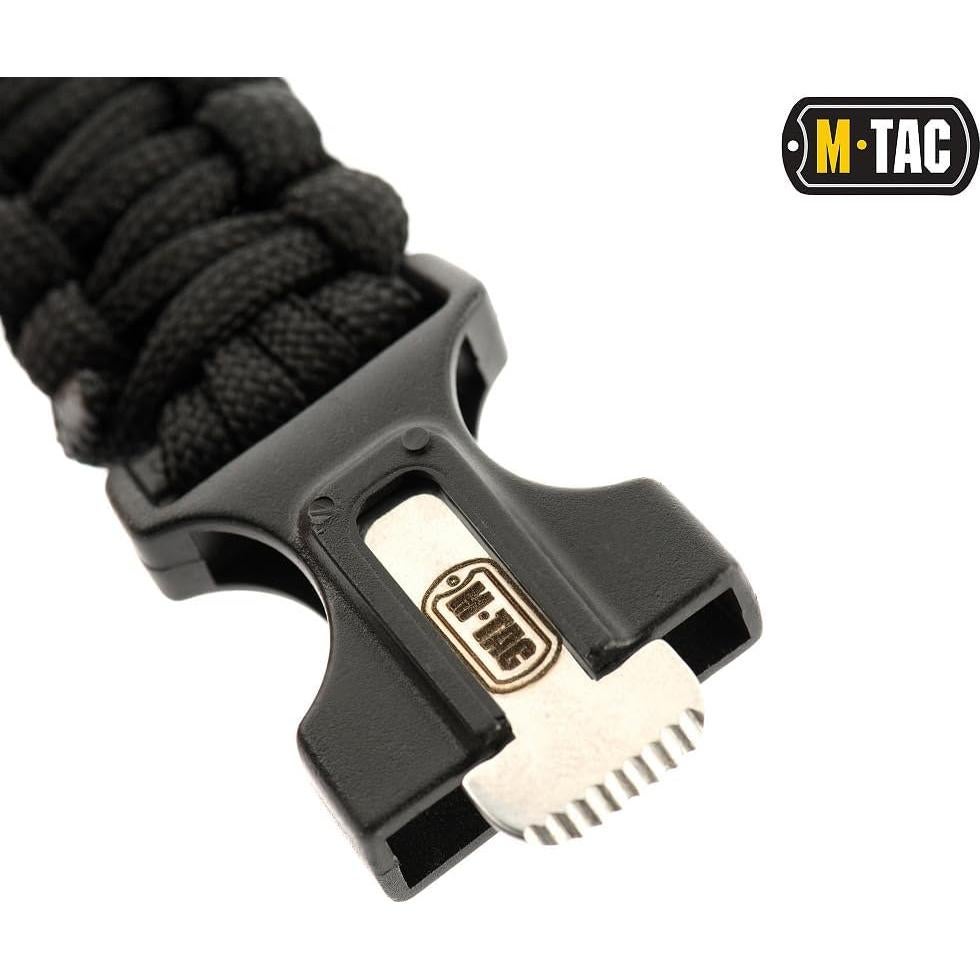Pulsera de Paracord de Supervivencia M-Tac con Brújula y Silbato