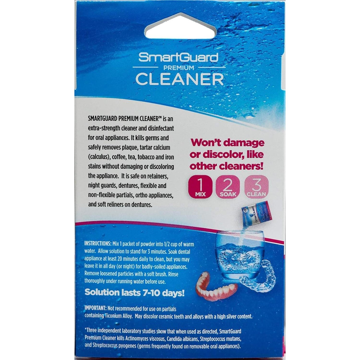 Cristales Limpiadores Premium SmartGuard 110 Limpiezas Dentaduras