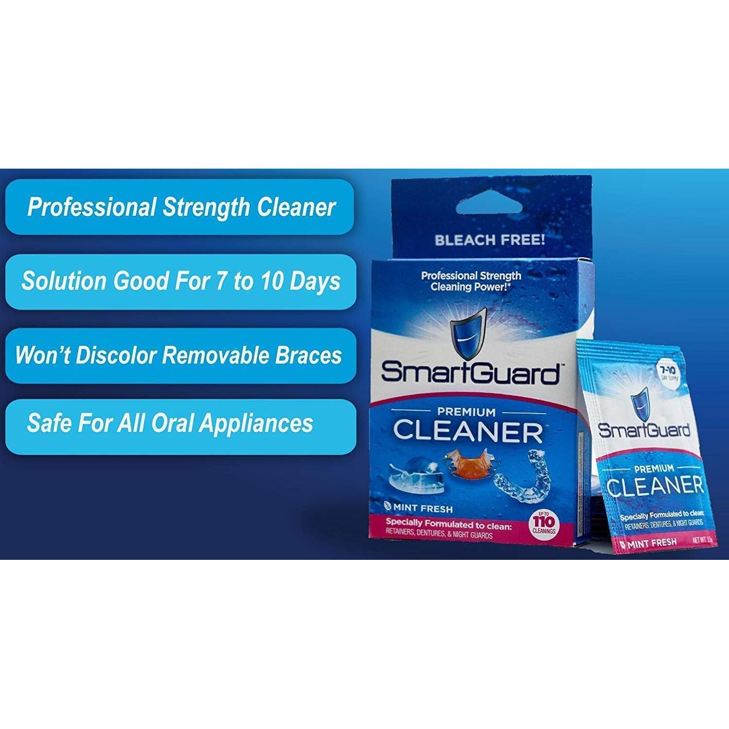 Cristales Limpiadores Premium SmartGuard 110 Limpiezas Dentaduras