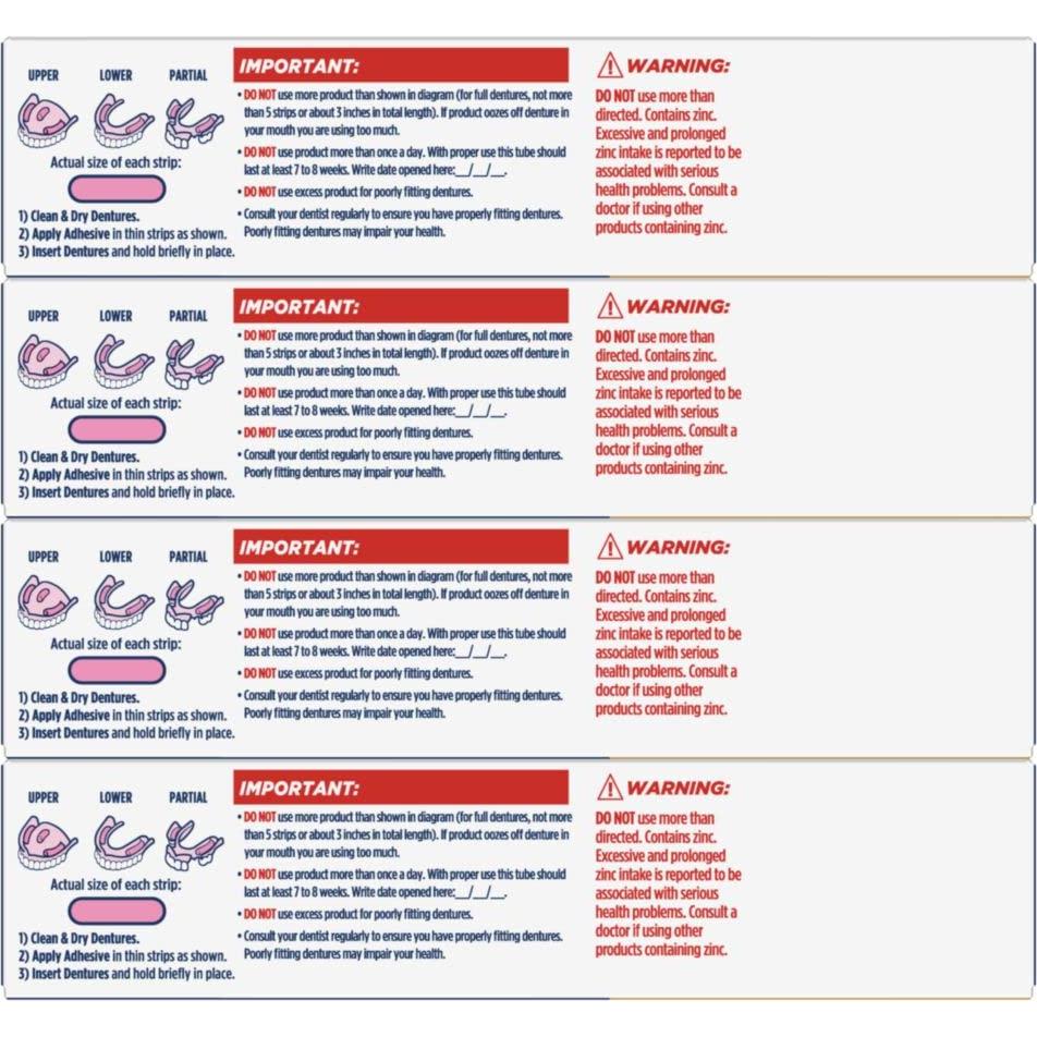 Adhesivo para Dentaduras Fixodent Ultra Max Hold 4x62.37g