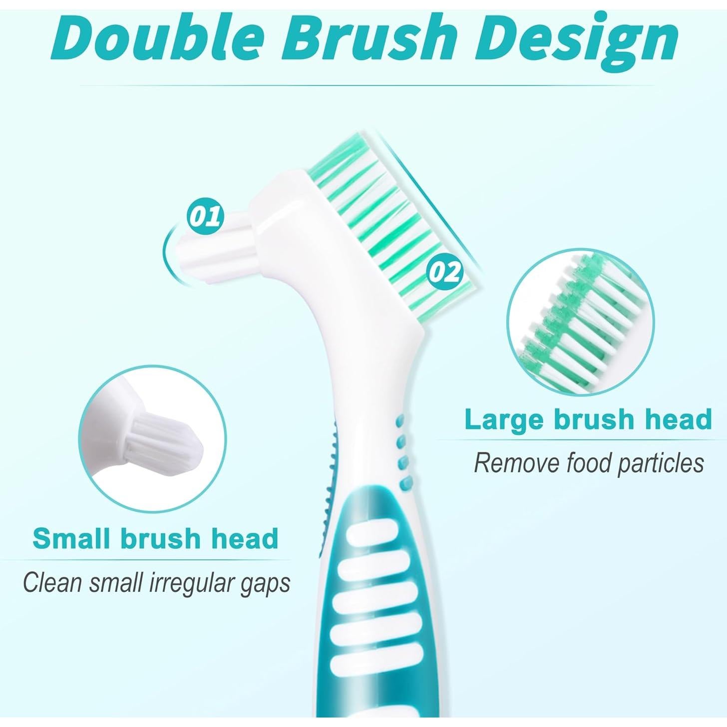 Juego de 6 Cepillos para Dentaduras TaShow DENTURE BRUSH-1