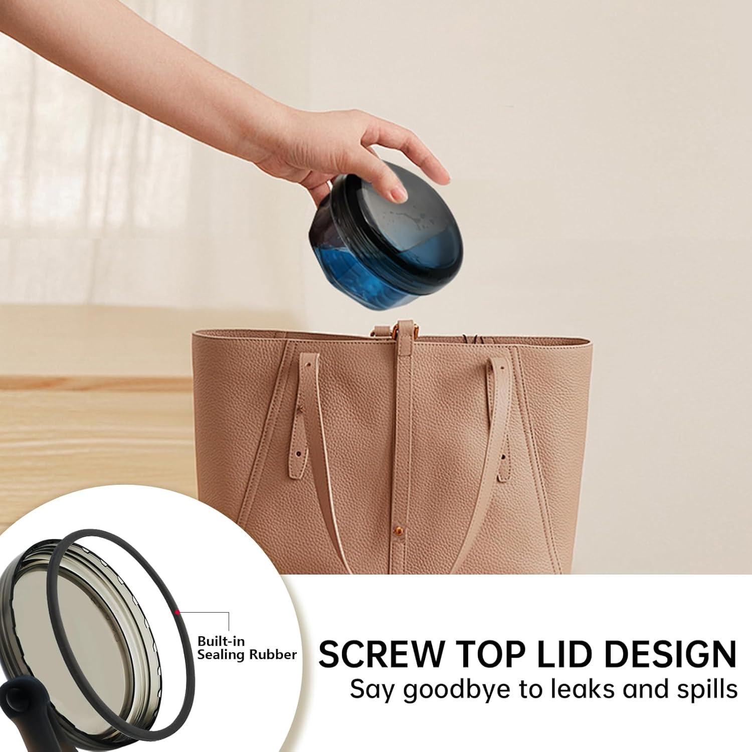 Estuche de Limpieza para Dentaduras EZEELAI Negro Transparente