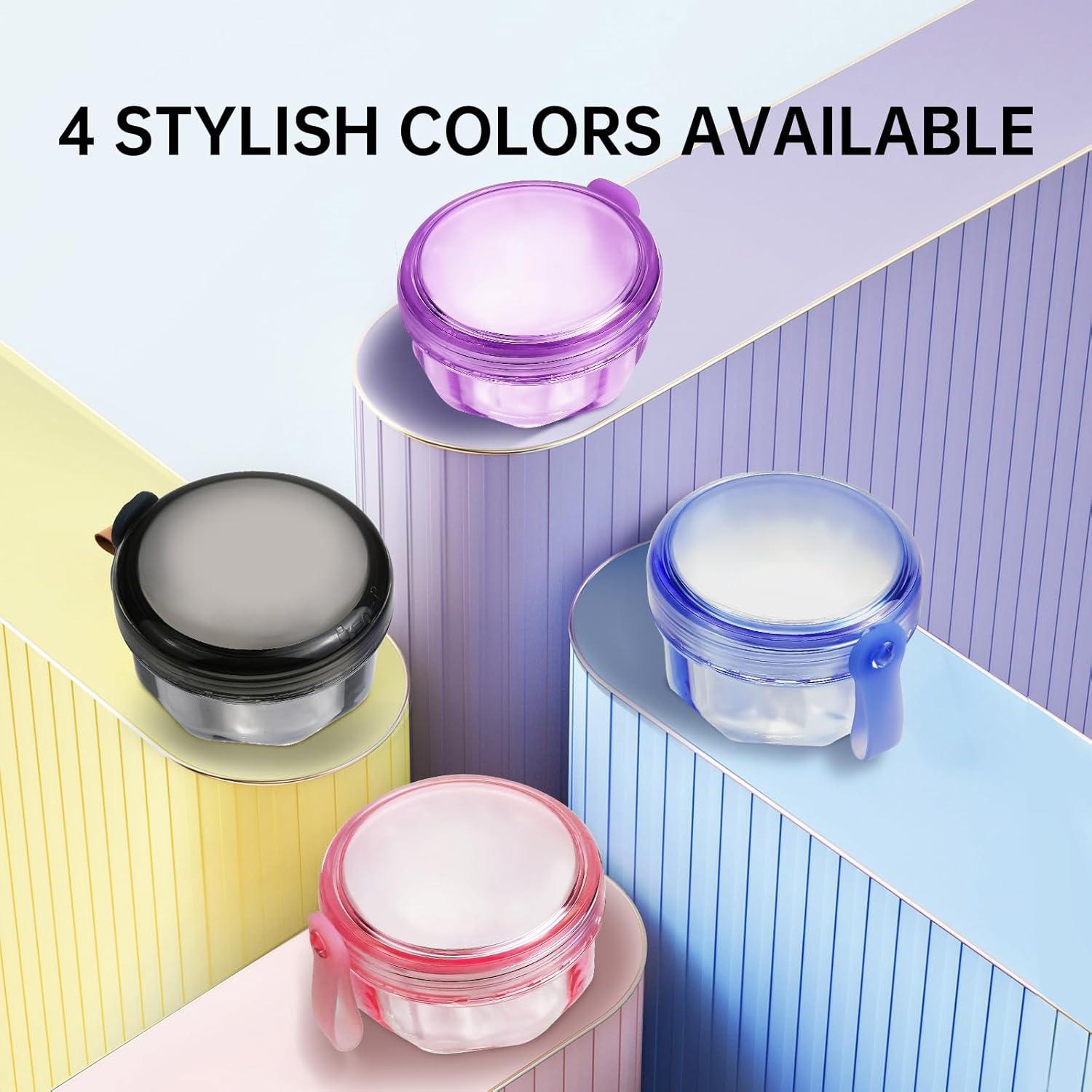 Estuche de Limpieza para Dentaduras EZEELAI Negro Transparente