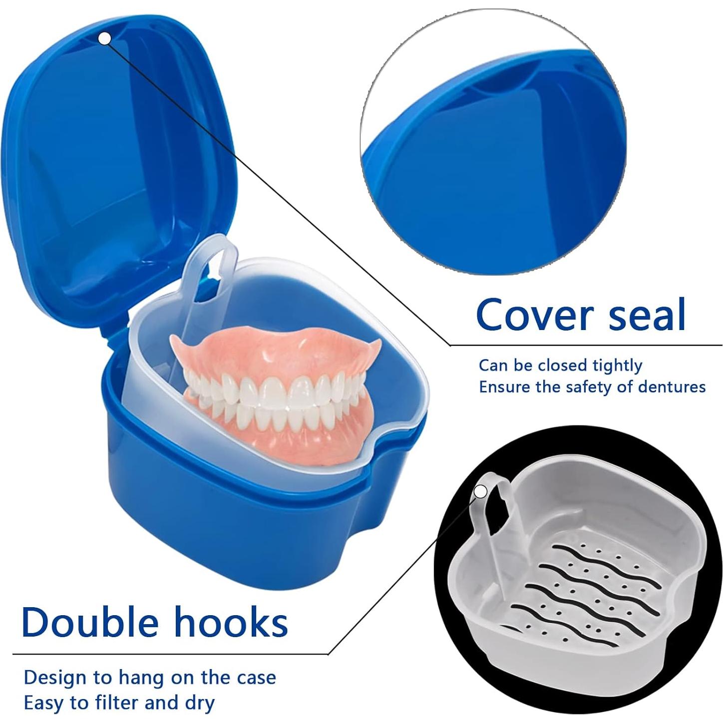 Juego de Caja y Cepillo para Dentaduras Geodurn - 2 Piezas