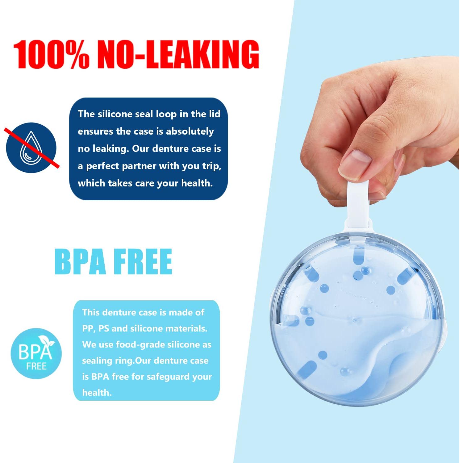 Estuche para Retenedor YCROJBK Azul con Cepillo y Espejo