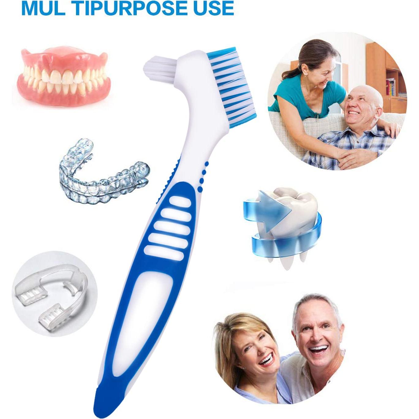 Estuche para Retenedor YCROJBK Azul con Cepillo y Espejo