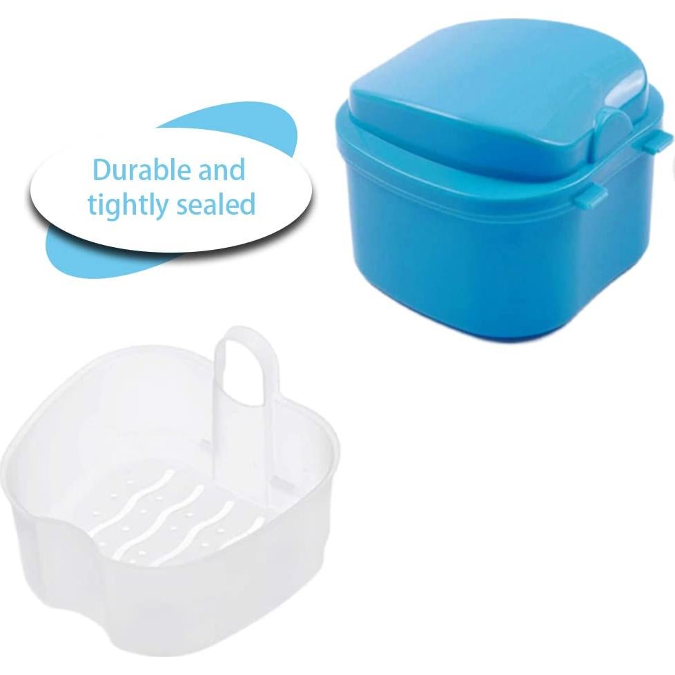 Estuche para Dentaduras TAORANJU con Canasta Drenaje